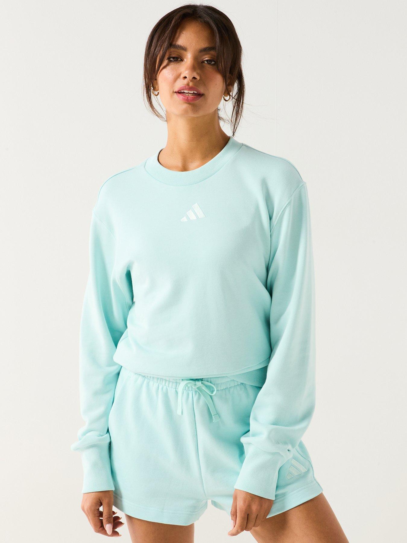 Adidas Sportswear Women'S All Szn French Terry Sweatshirt - Turquoise