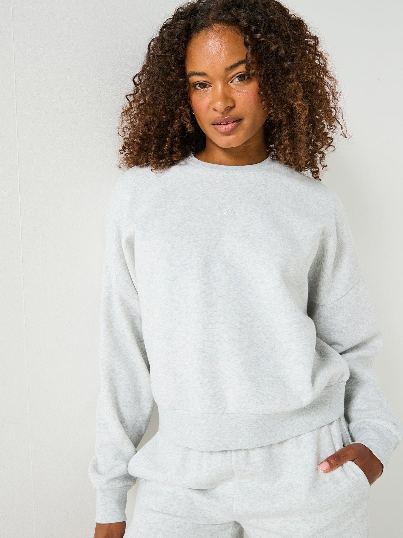 adidas Sportswear Women's Essentials Feel Cozy Sweatshirt - Grey