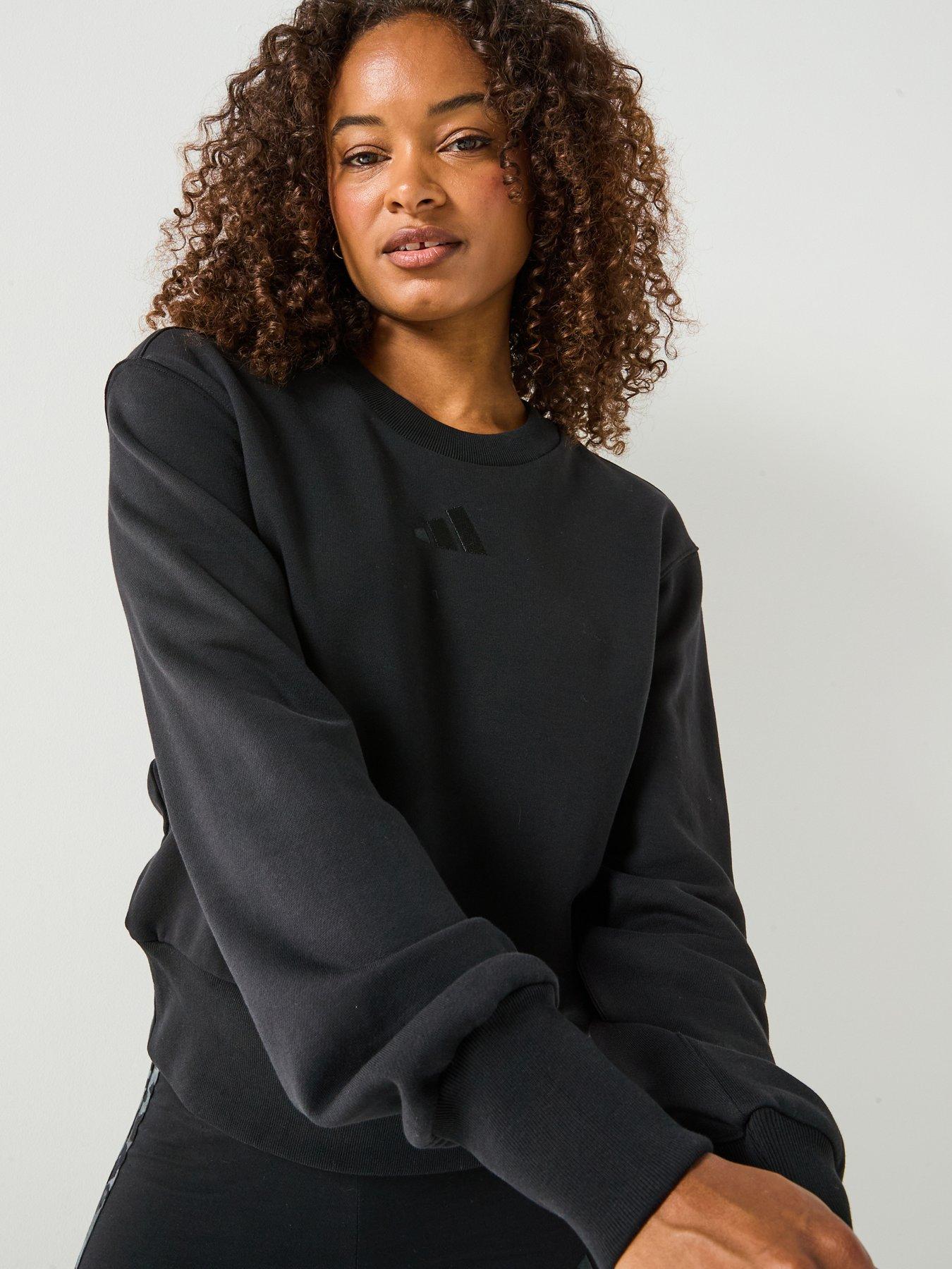 undefined Women's All Szn French Terry Regular Sweatshirt - Black
