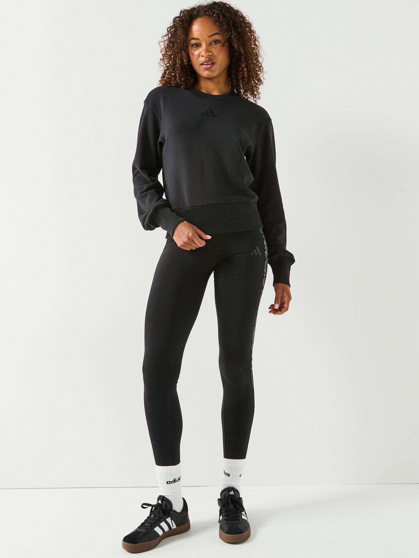 Image 3 of 5 of adidas Sportswear Women's All Szn French Terry Regular Sweatshirt - Black