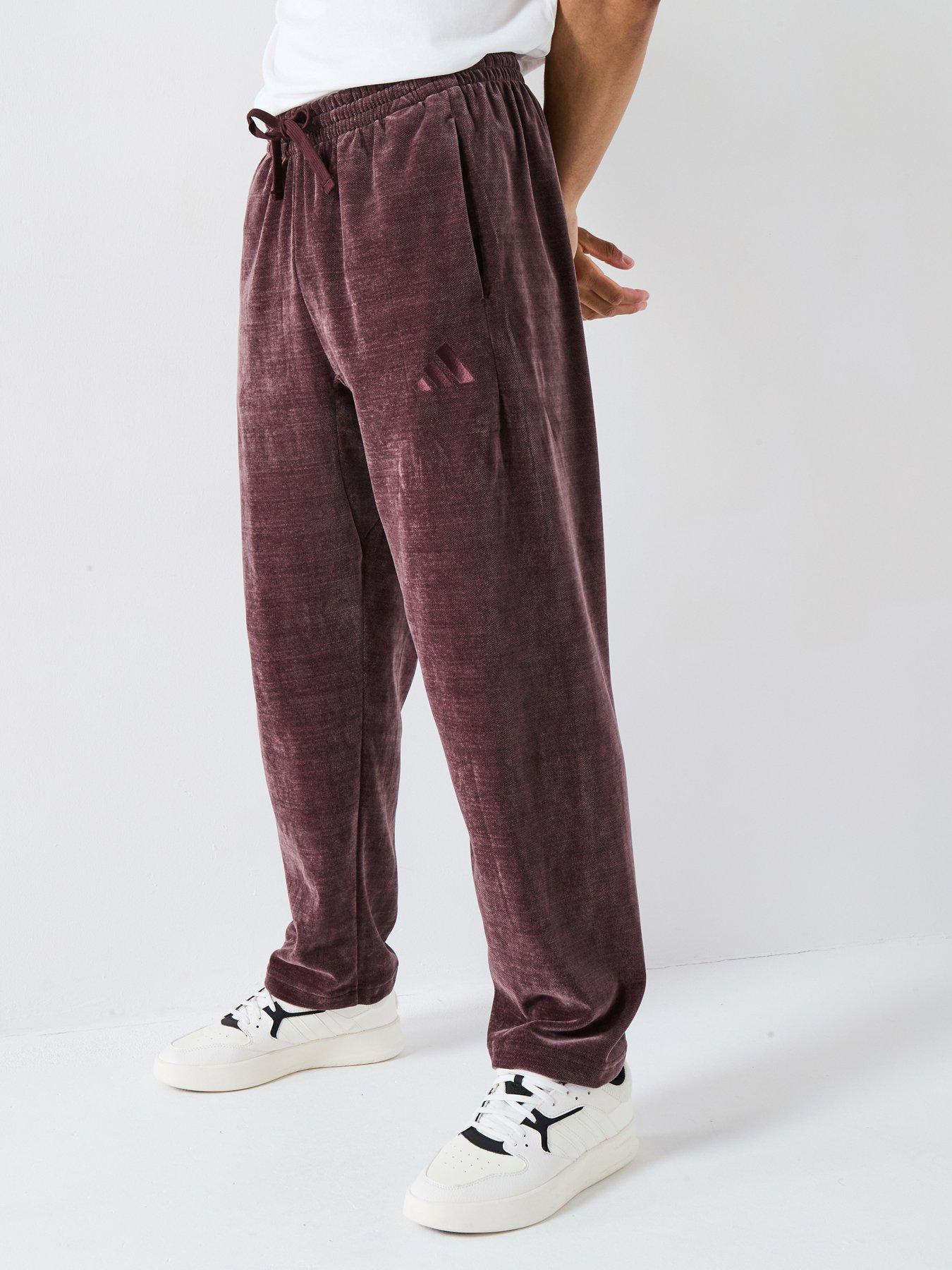 adidas Sportswear Men's All Szn Luxe Open Hem Pants - Brown