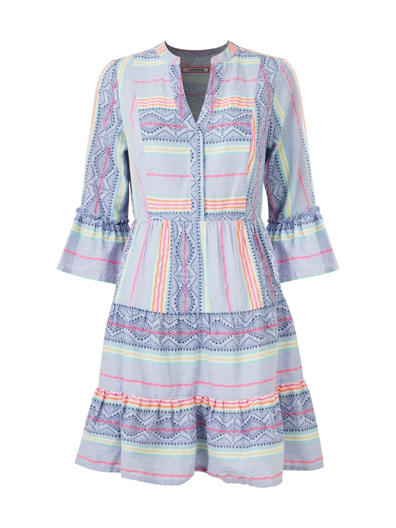 Image 5 of 5 of Joe Browns All new Summer Stripe Tunic Dress - Blue
