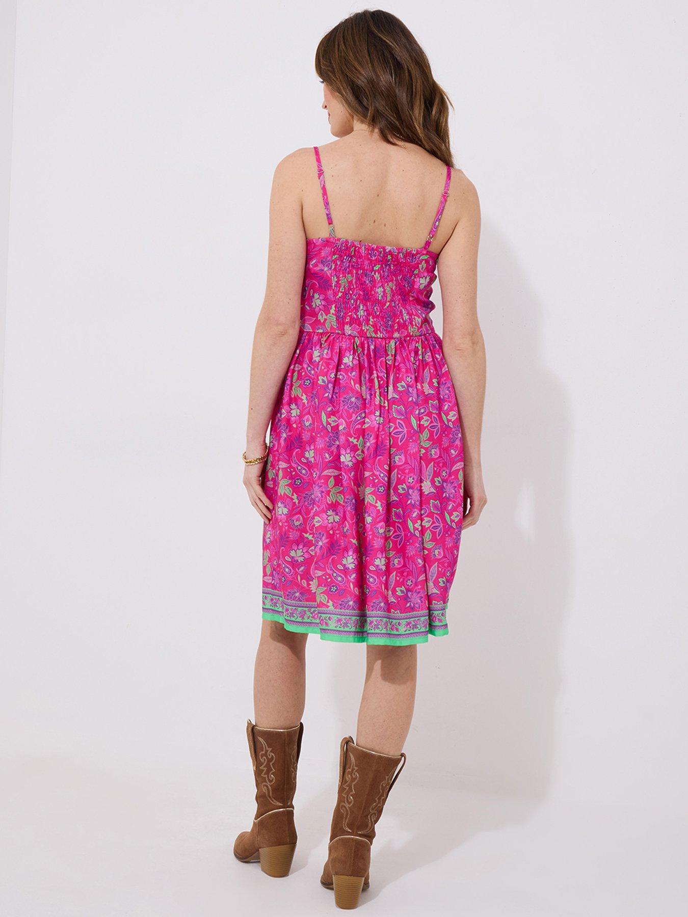 Joe Browns Pippa Printed Jersey Sundress - Pink | Very