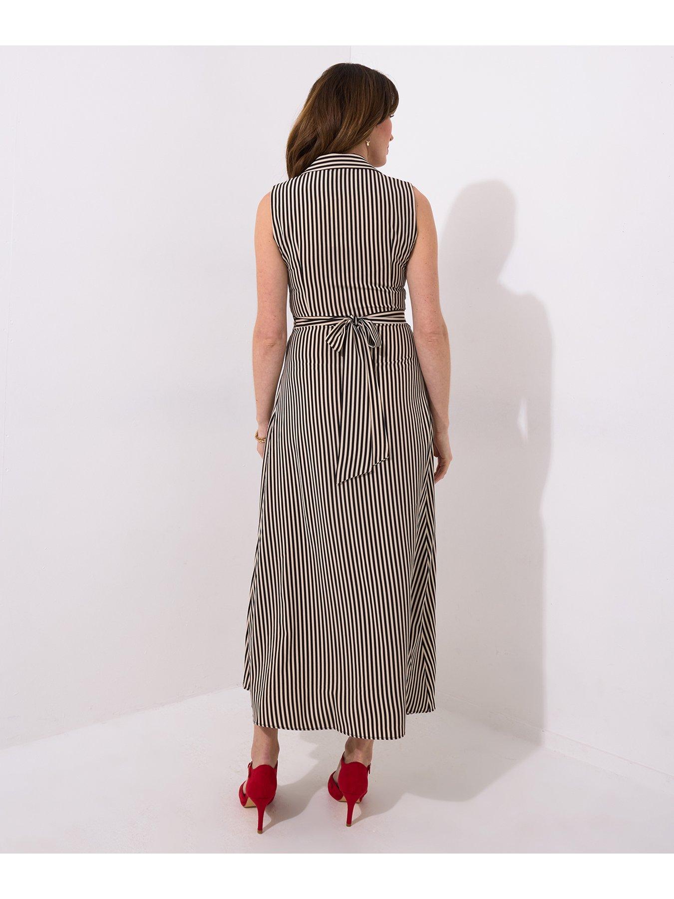 Image 4 of 6 of Joe Browns Isla Stripe Dress - Black