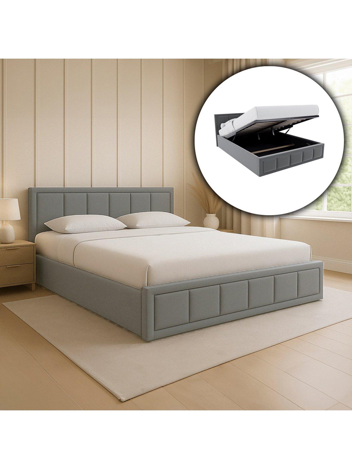 Vida Designs Vanita End Lift Ottoman Double Bed