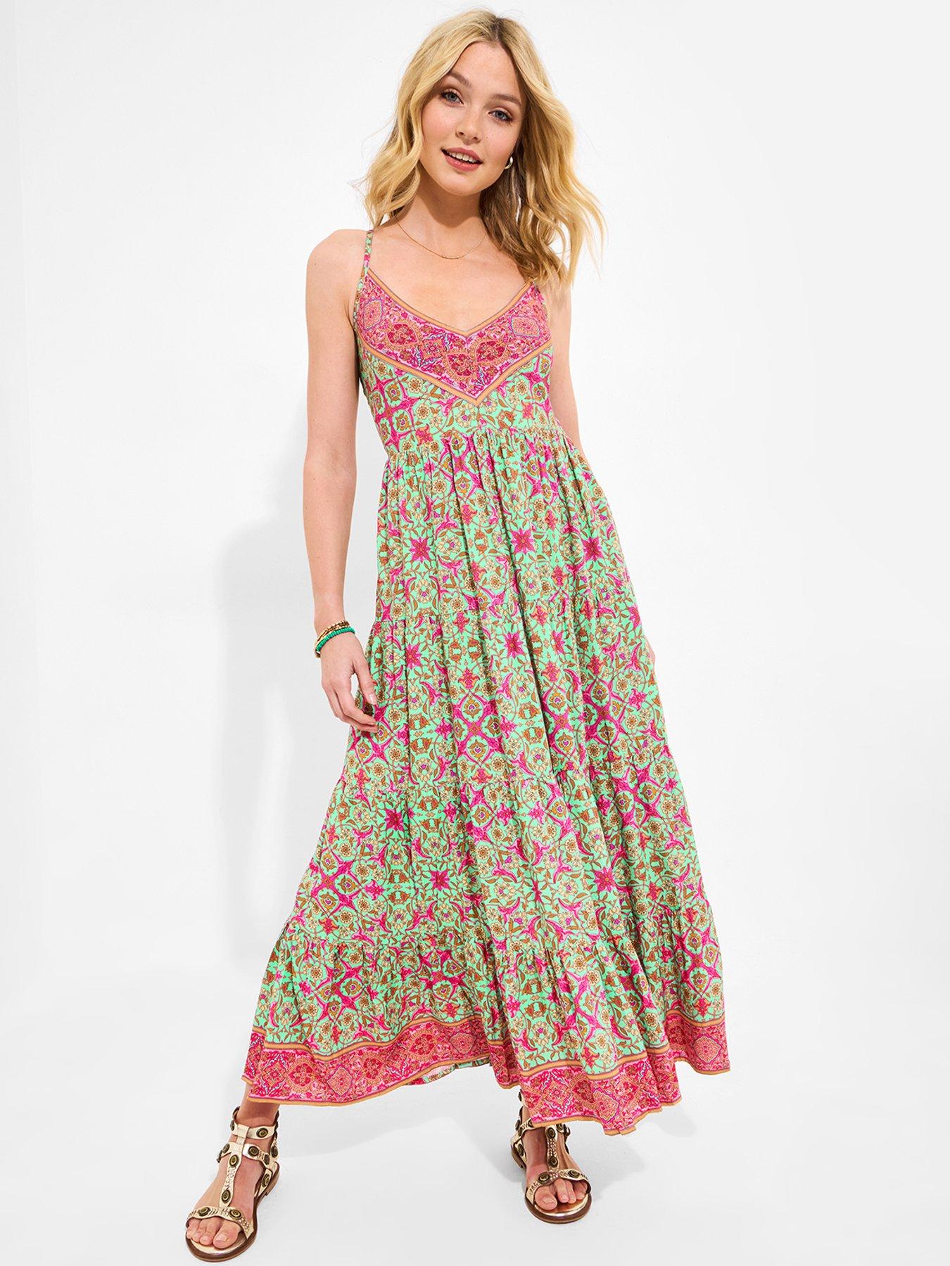 Image 1 of 6 of Joe Browns Paradise Printed Maxi Dress - Multi