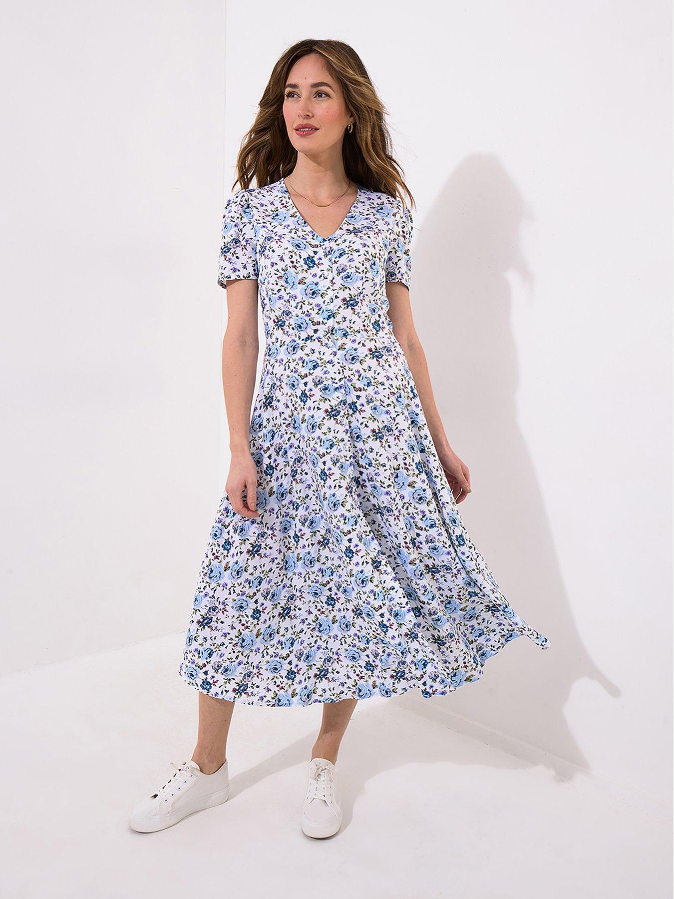 undefined Marissa Floral Dress - White