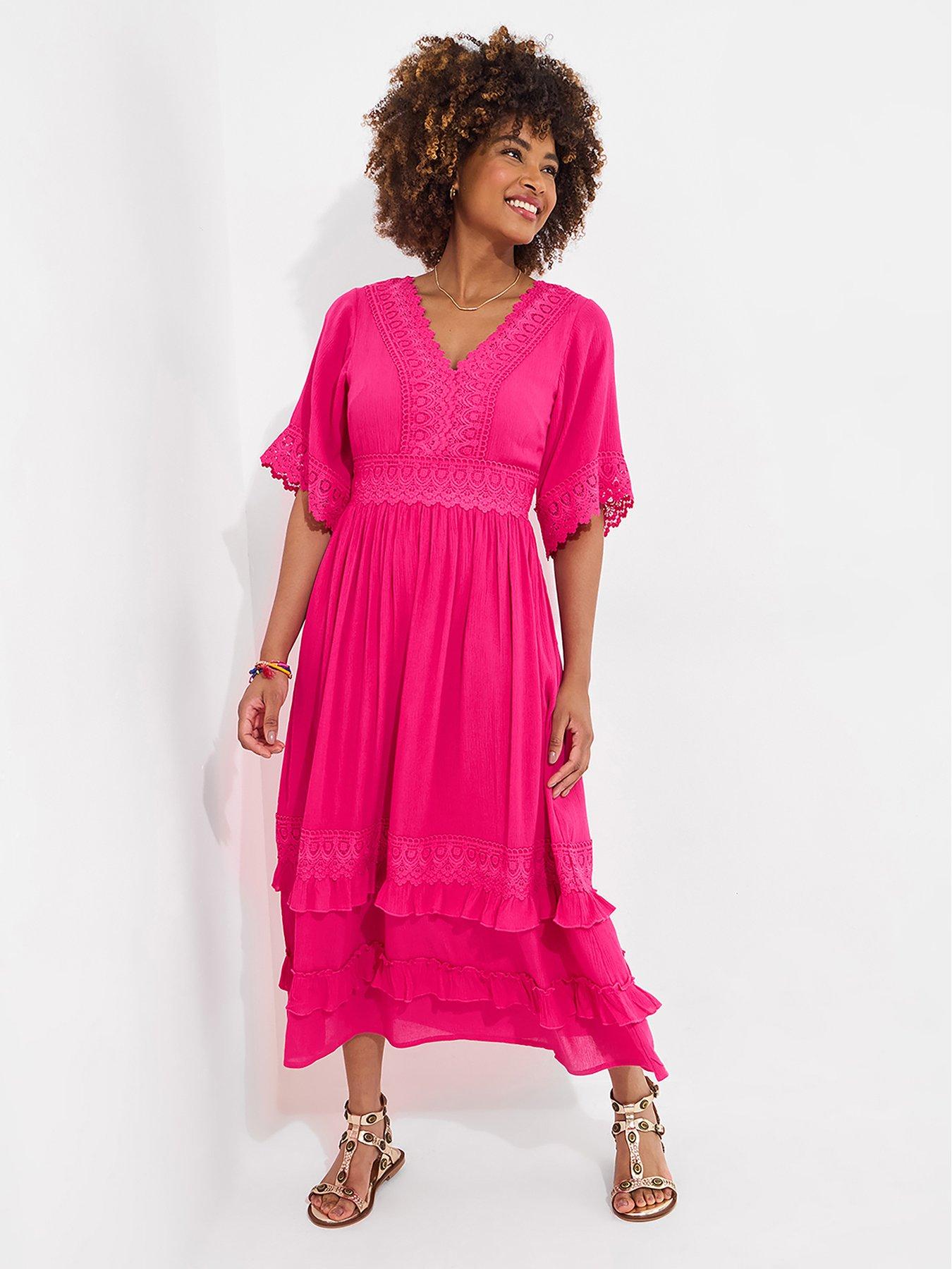 joe browns summer days dress Joe Browns Petite Boho Days Maxi Dress - Pink