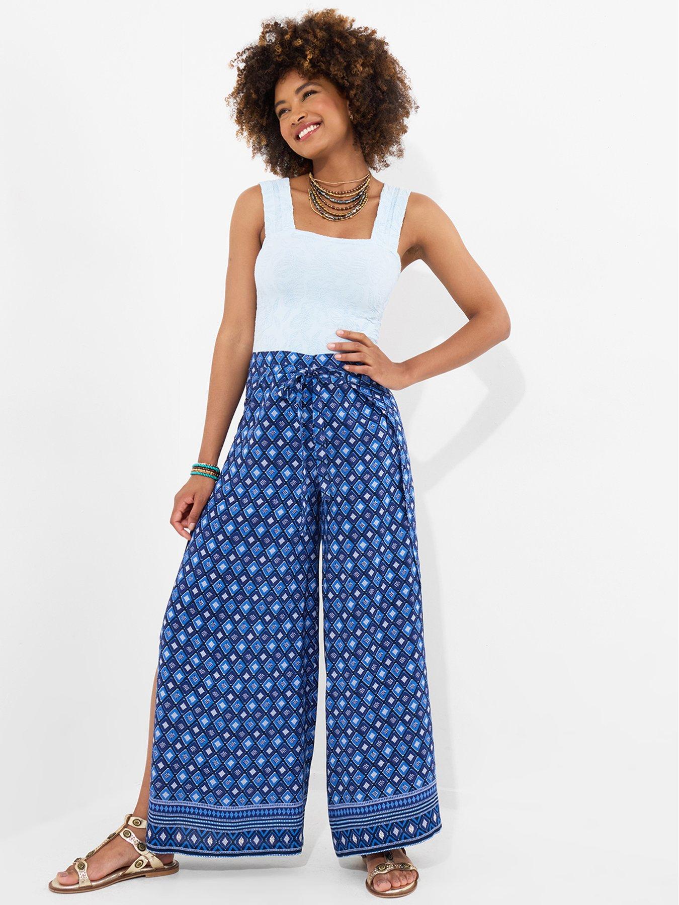 undefined That's A Wrap Beach Trousers - Blue