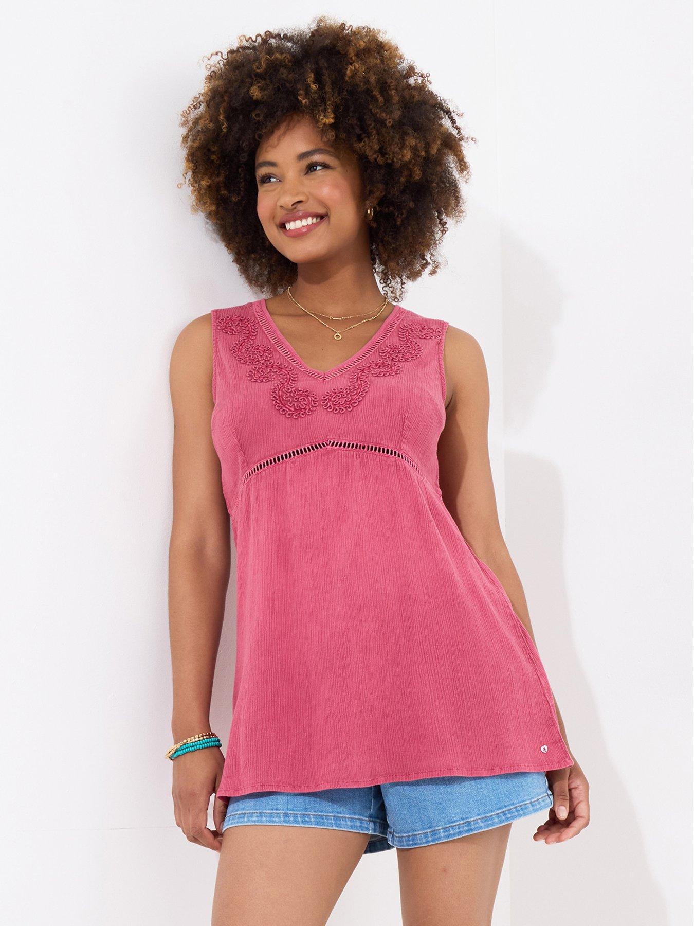 undefined Beach Walks Summer Tunic - Pink