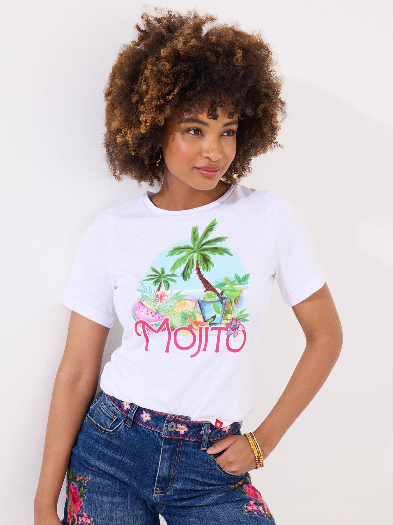 undefined Make Mine A Mojito Graphic Tee - White