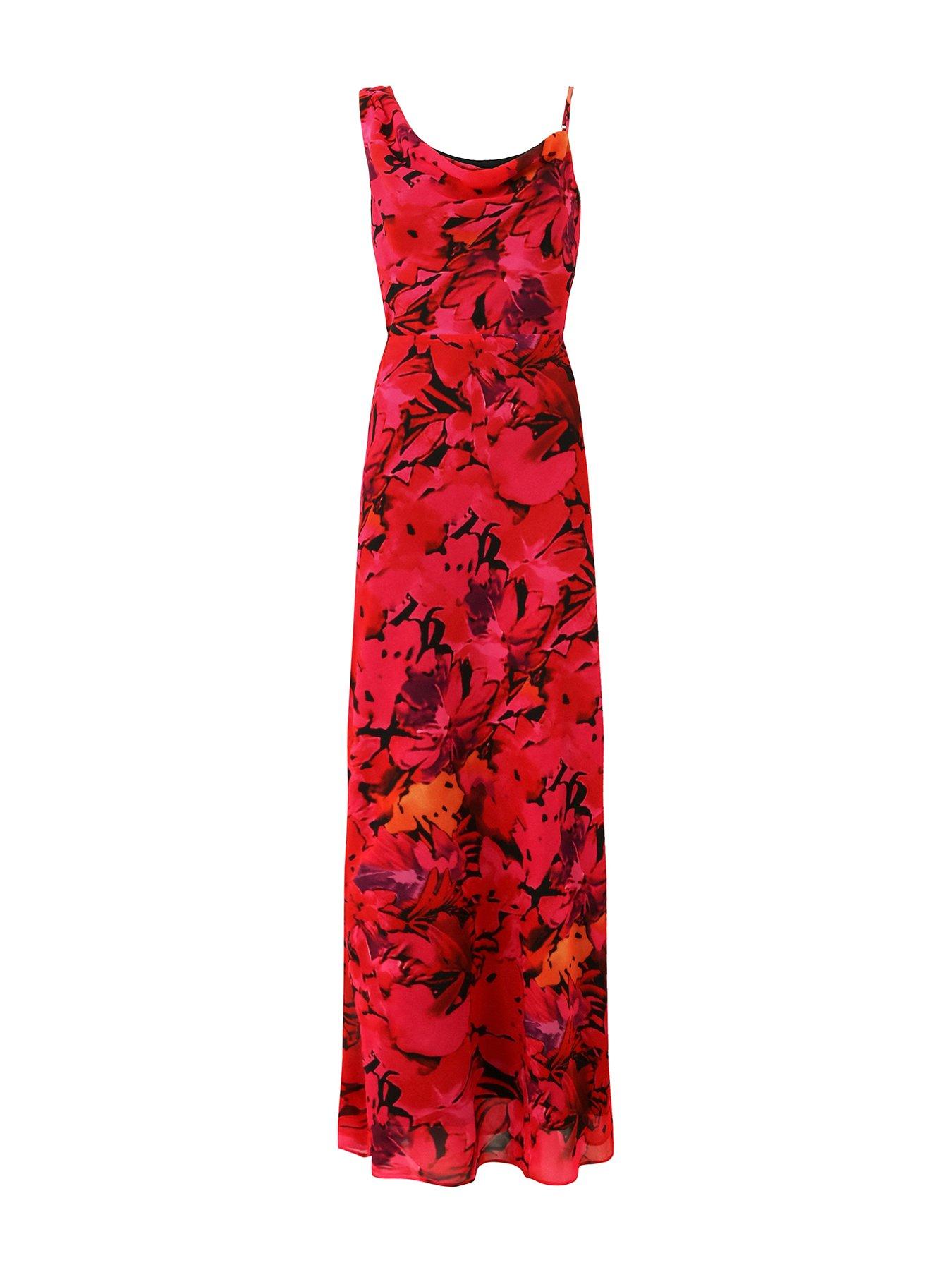 Image 6 of 6 of Joe Browns Avril Printed Maxi Dress - Red