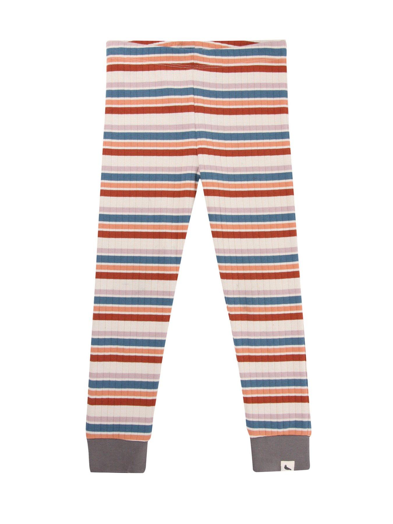 Turtledove London Kids Stripe Leggings, Multi, Size 0-6 Months