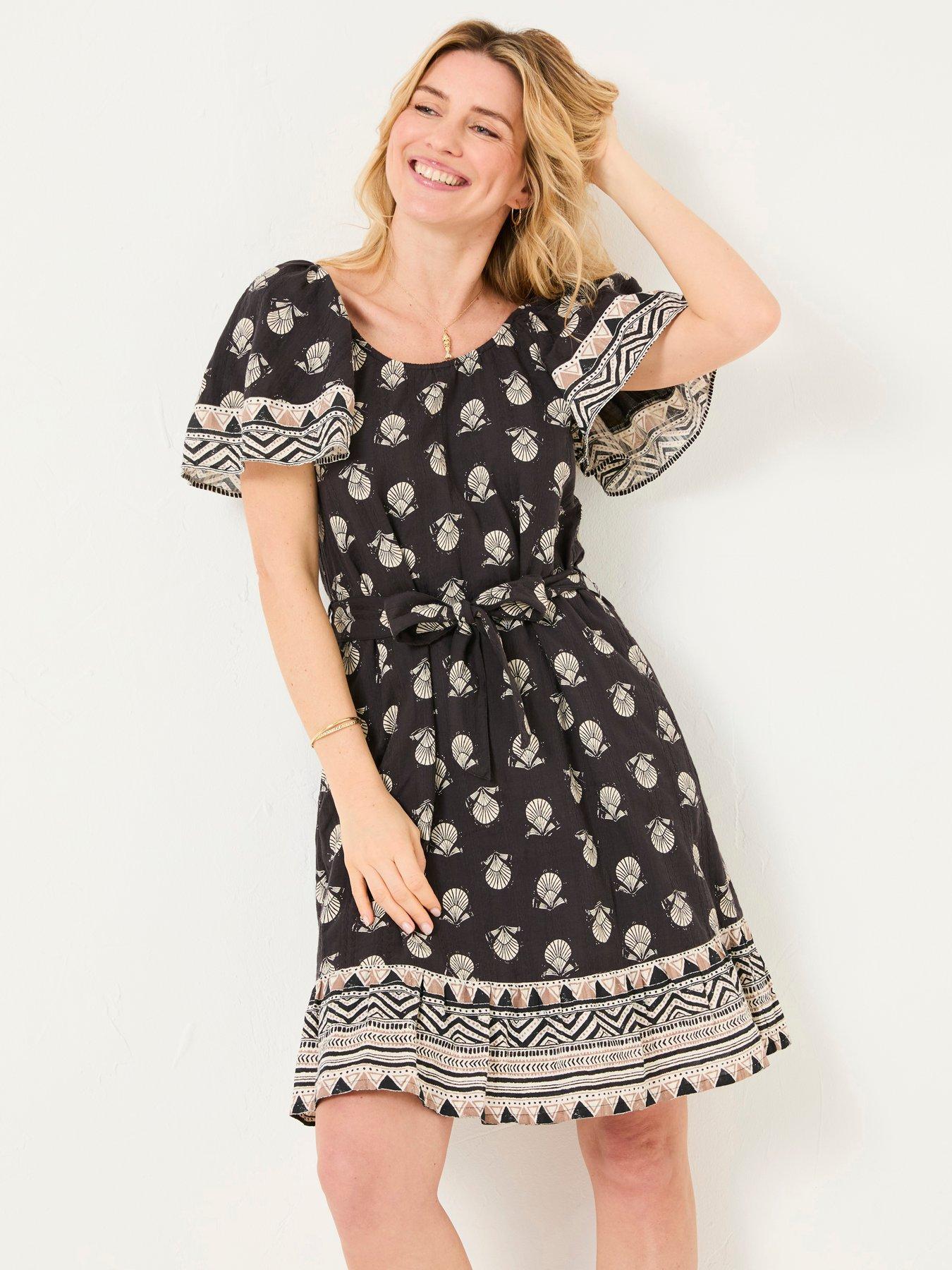 undefined Benny Lino Shell Dress- Black