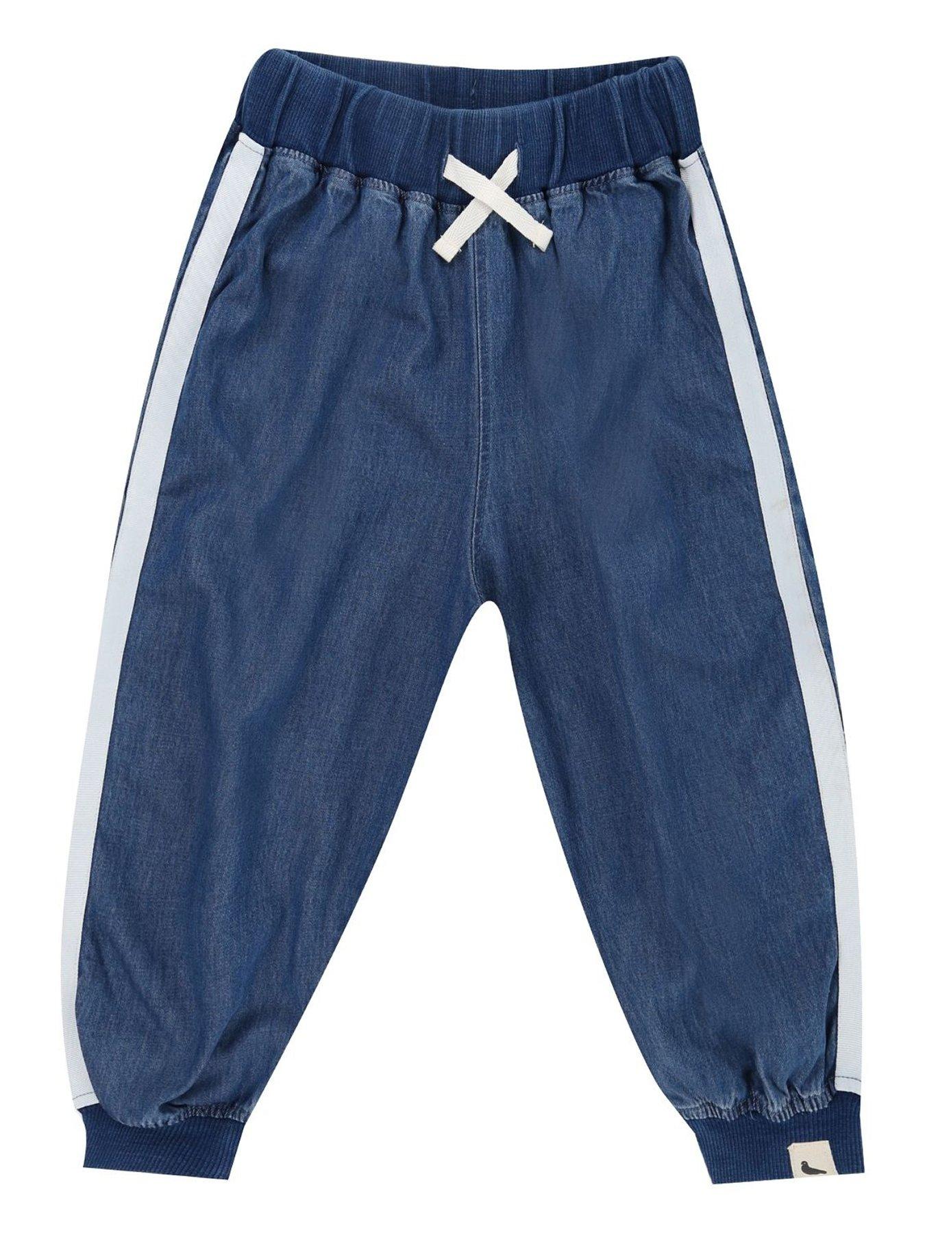 Turtledove London Kids Denim Joggers, Blue, Size 4-5 Years