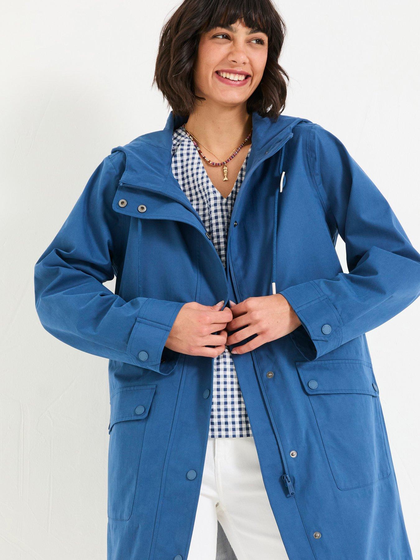FatFace Lola Waterproof Coat Navy Very