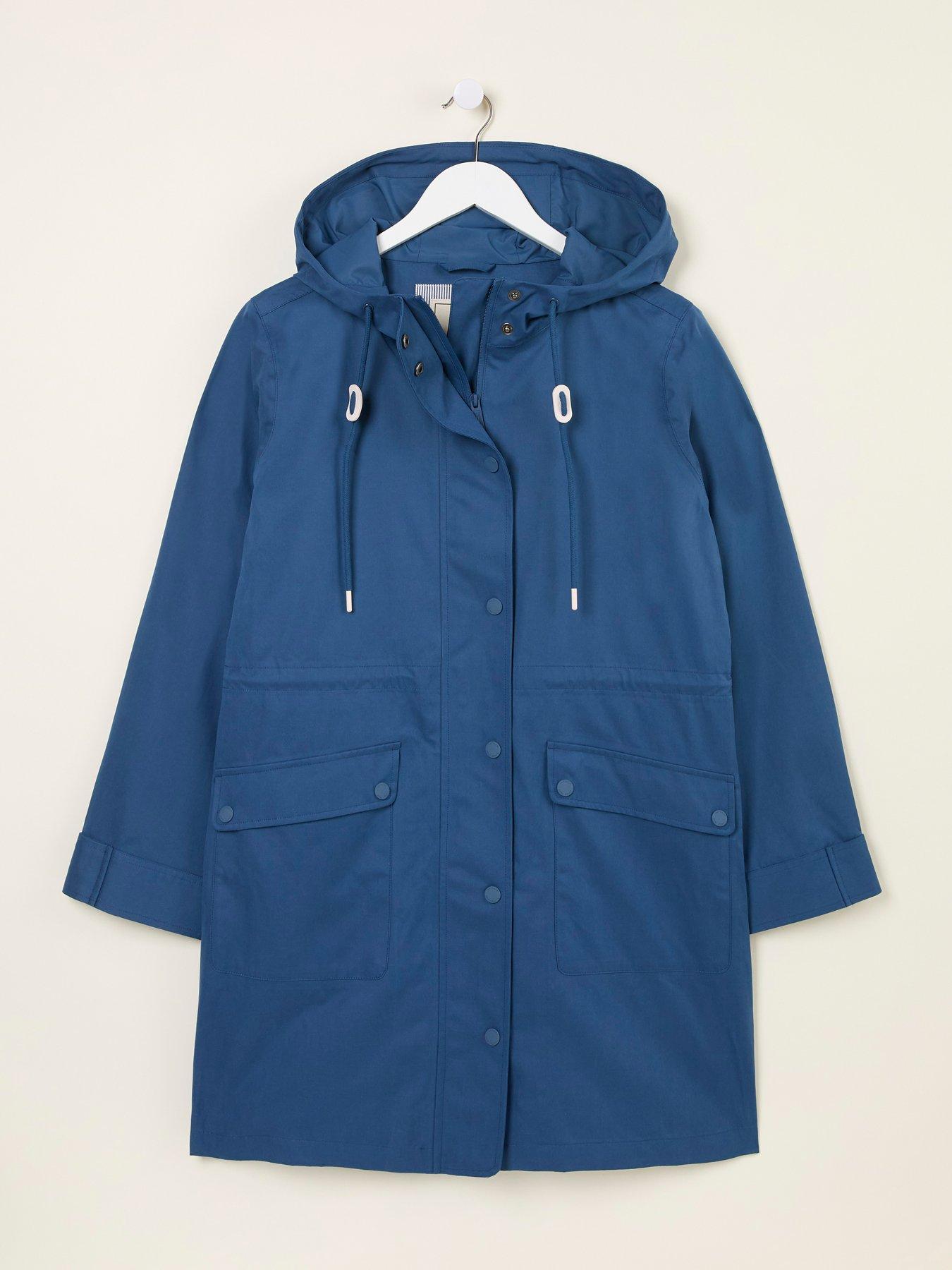 FatFace Lola Waterproof Coat Navy Very