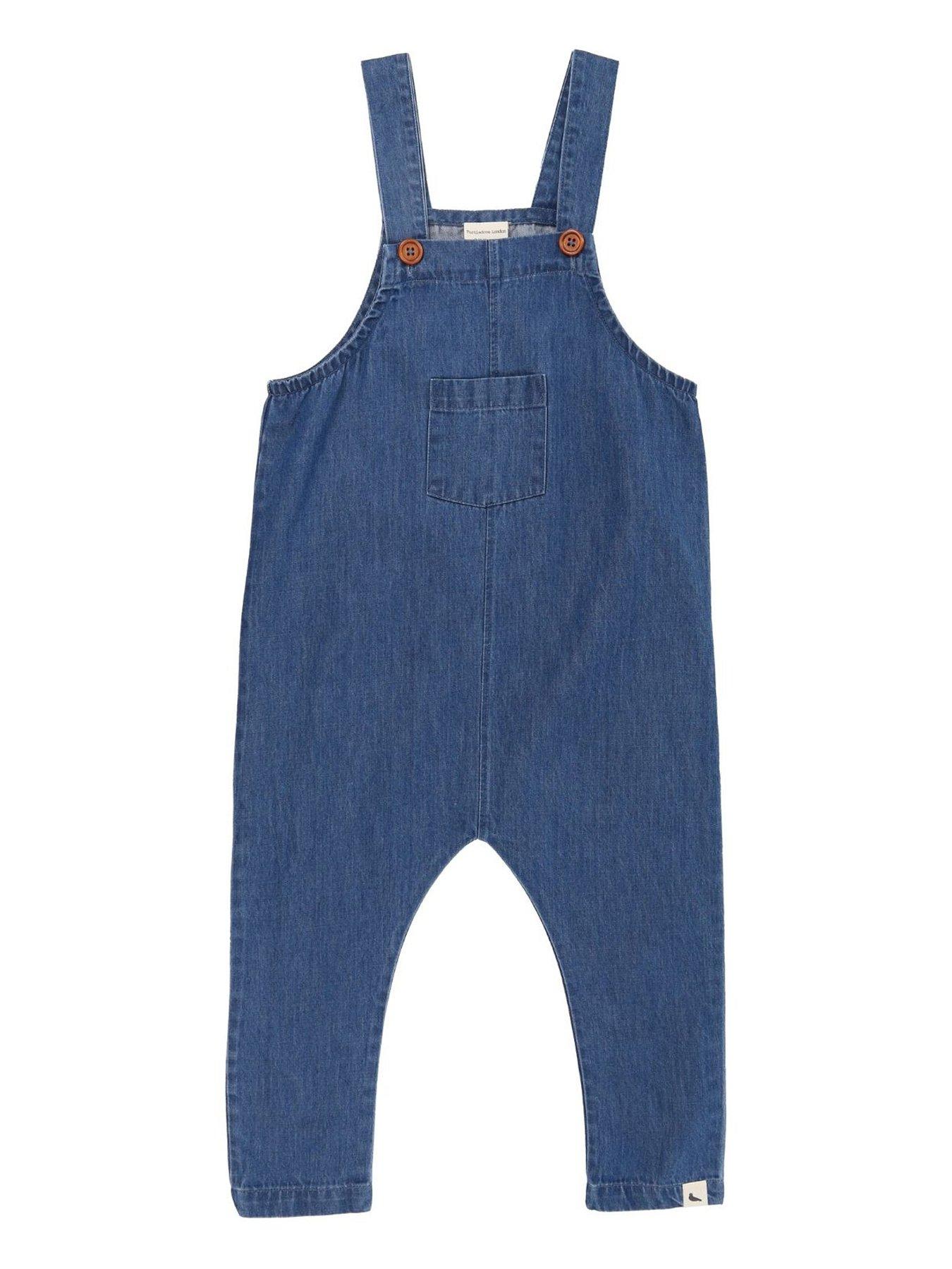 undefined Kids Denim Dungarees - Blue
