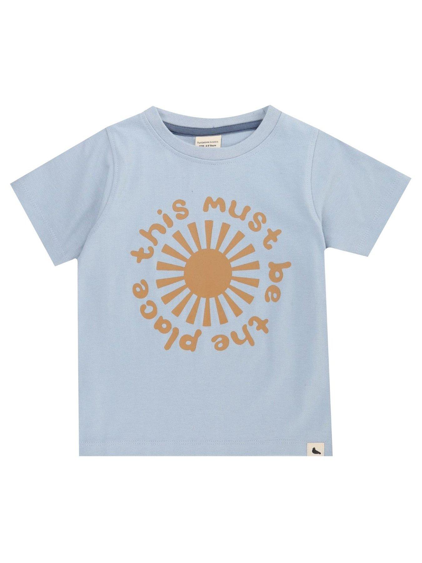 undefined Kids This Must Be Text Print T-Shirt - Marine
