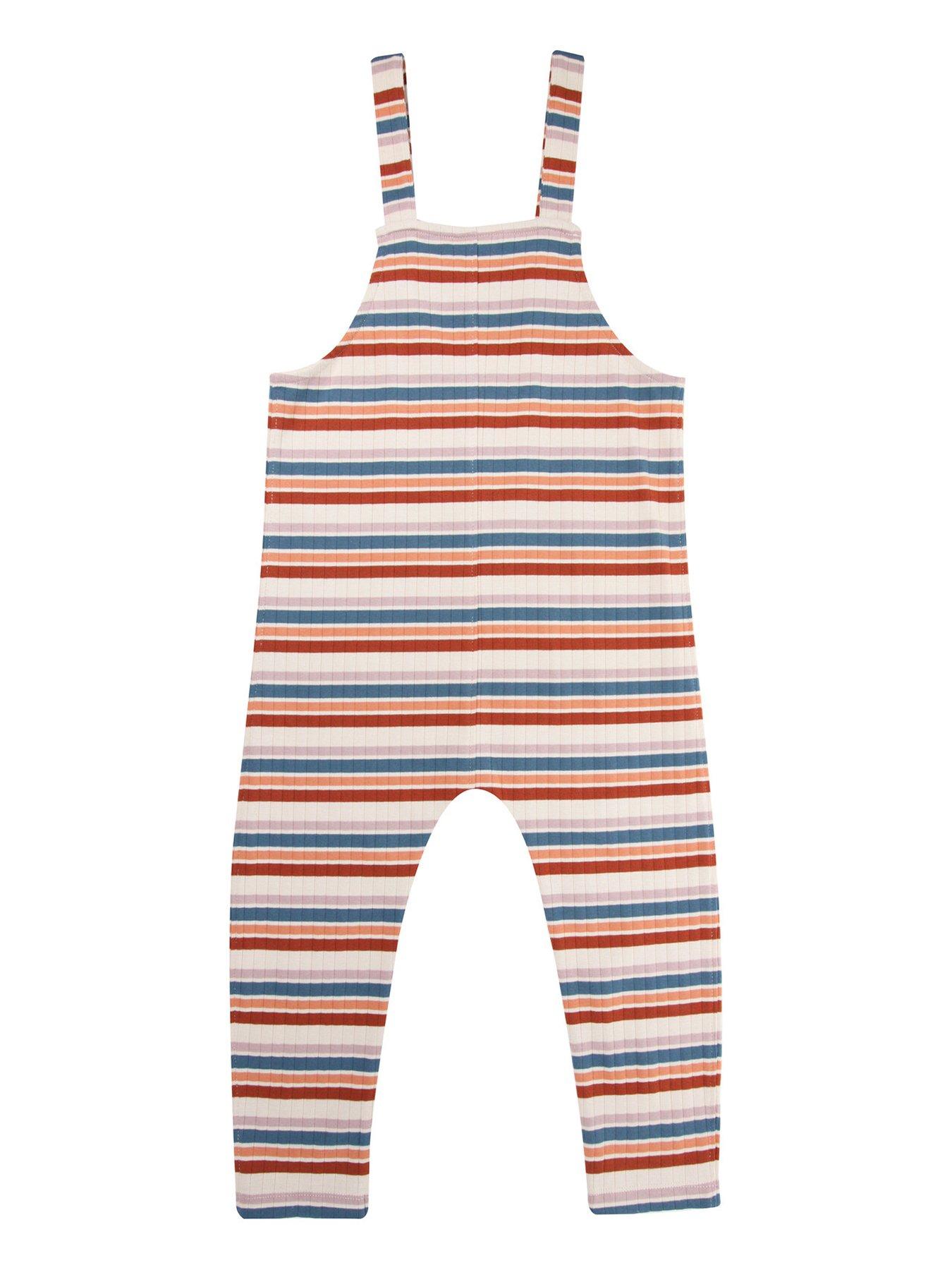 Image 2 of 4 of Turtledove London Kids Stripe Dungarees - Multi