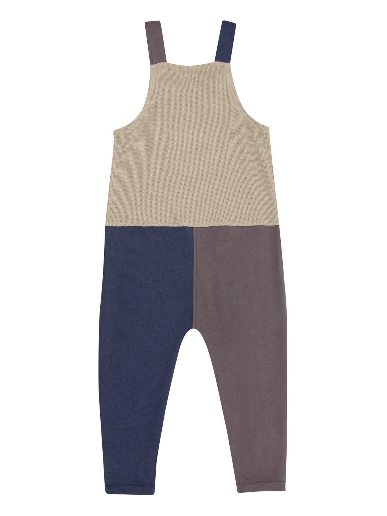 Image 2 of 3 of Turtledove London Kids Colour Block Dungarees - Multi