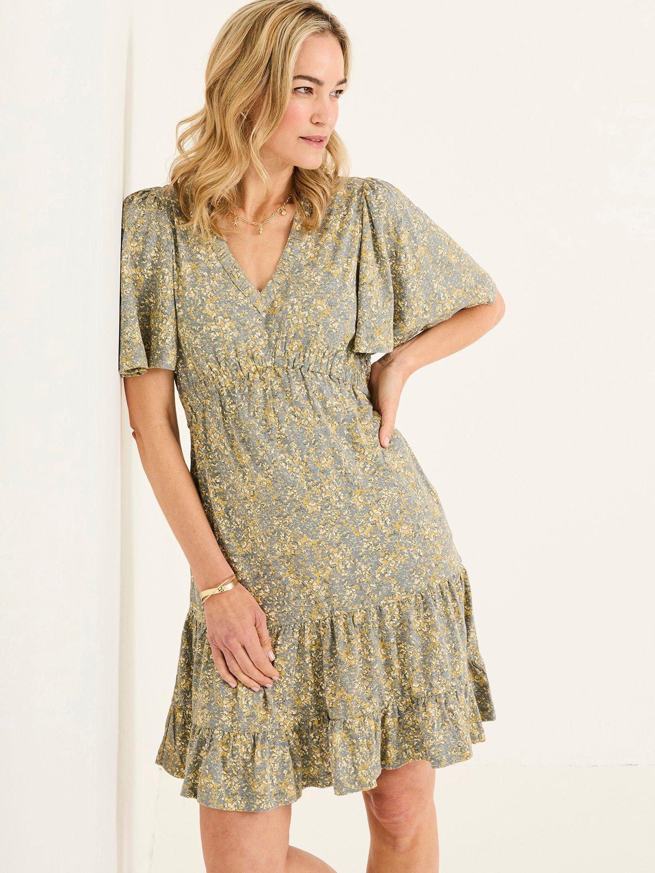 undefined Grace Air Ditsy Dress - Yellow