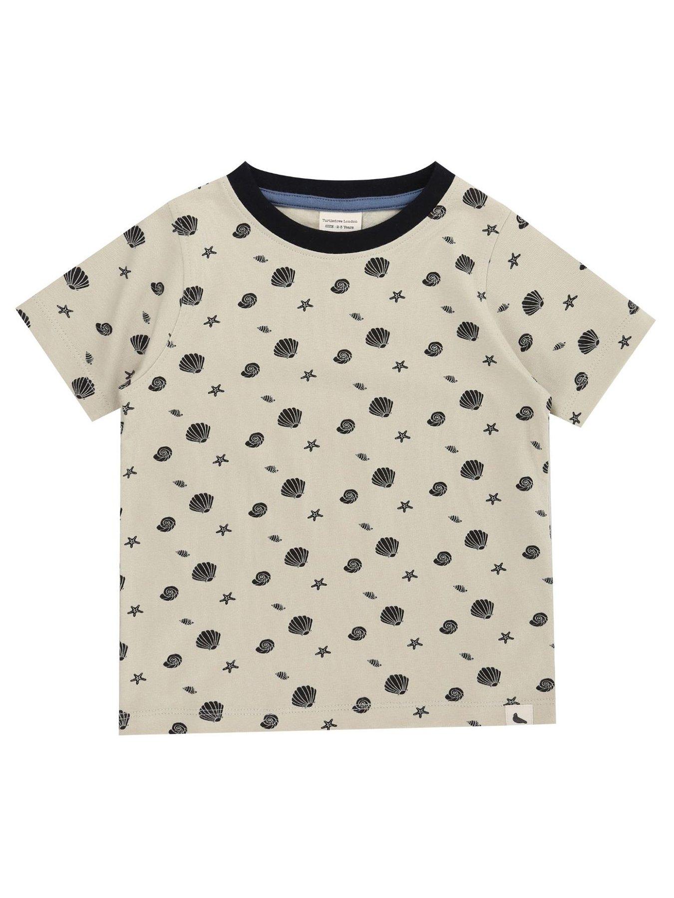 Turtledove London Kids Seashell T-Shirt - Sand - Beige