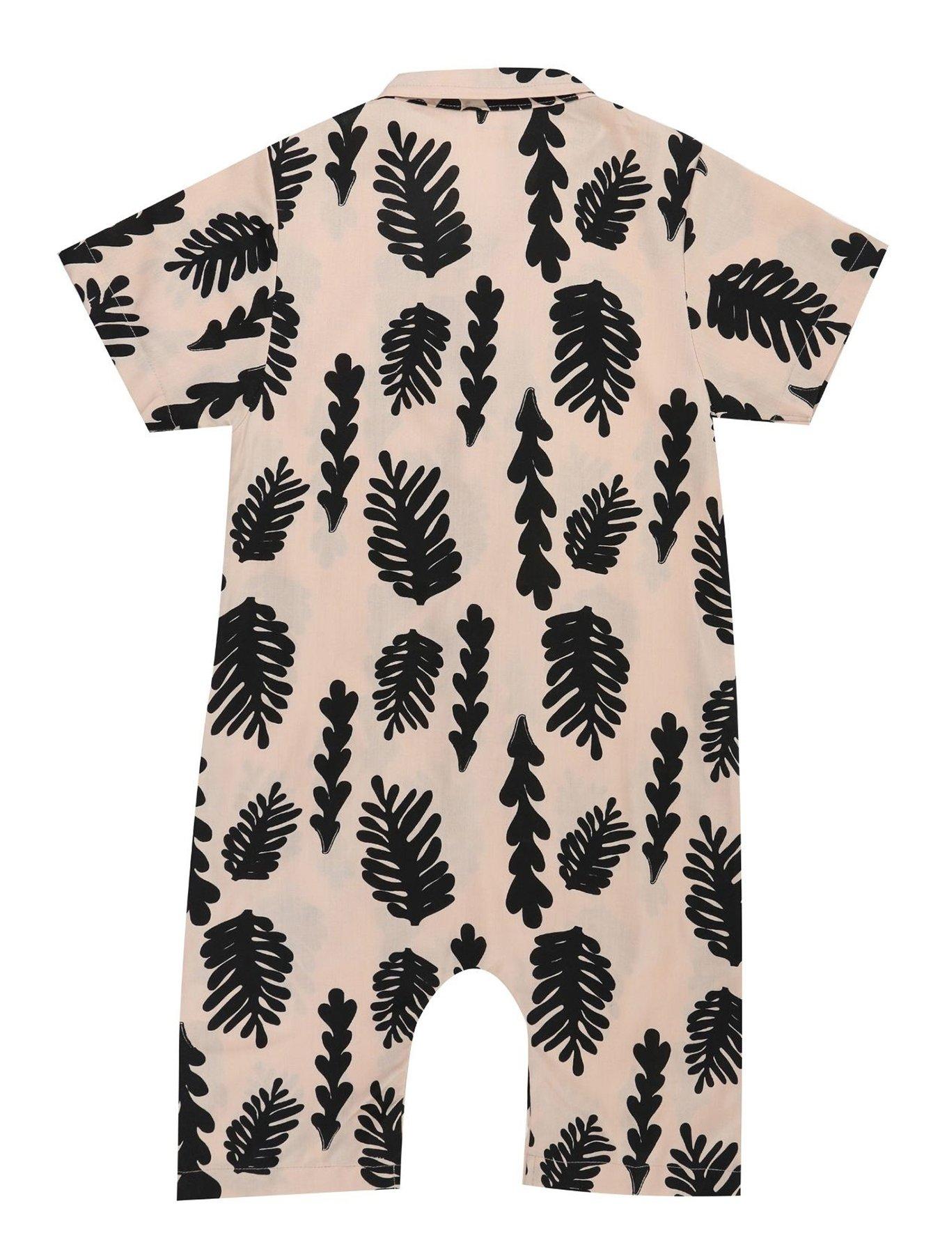 Image 2 of 4 of Turtledove London Kids Seaweed Shortie Overalls - Multi