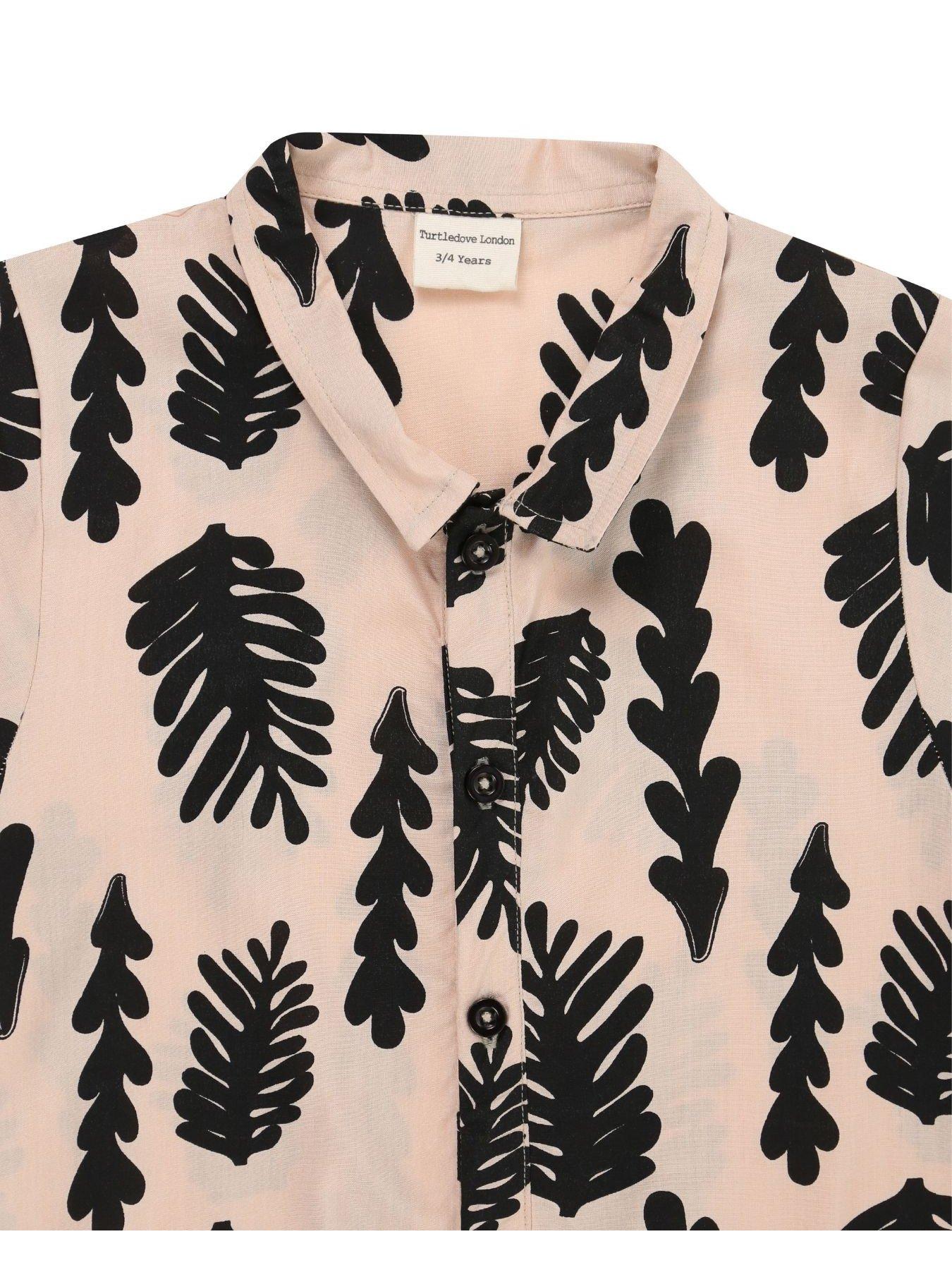 Image 3 of 4 of Turtledove London Kids Seaweed Shortie Overalls - Multi