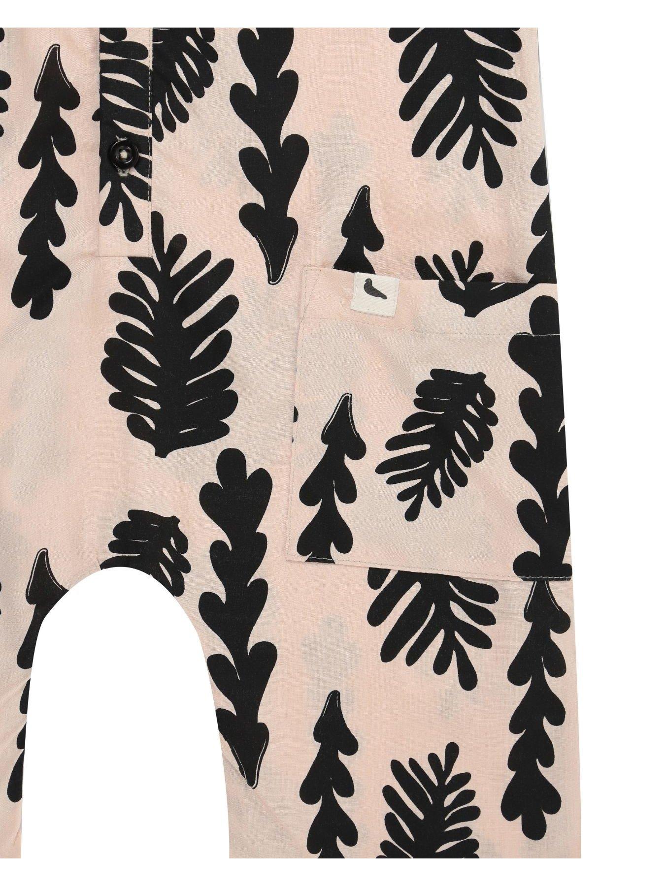 Image 4 of 4 of Turtledove London Kids Seaweed Shortie Overalls - Multi