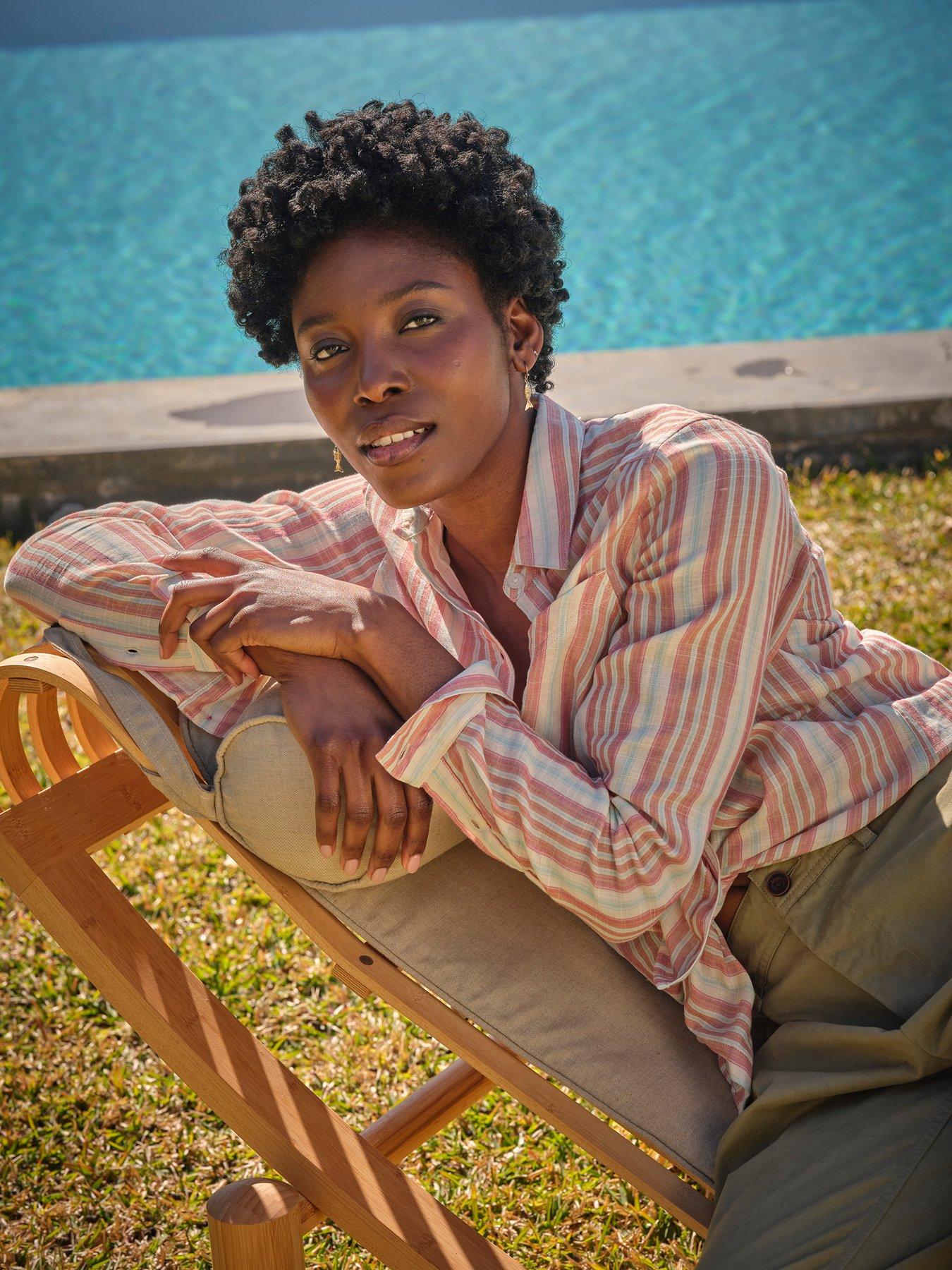 FatFace Olivia Stripe Shirt - Multi