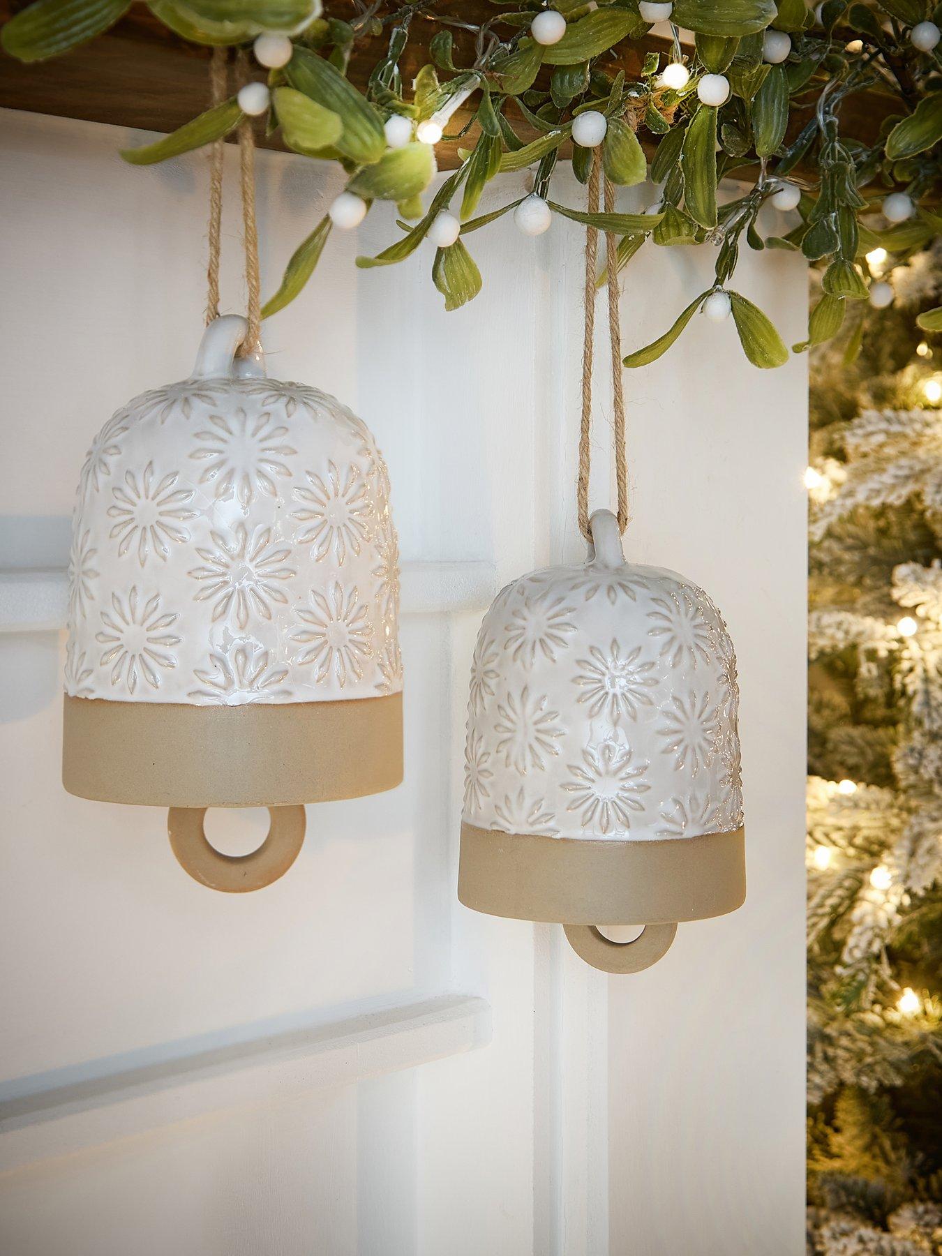 Image 1 of 3 of The Very Collection Set of&nbsp;2 Bell Hanging Christmas Tree Decorations