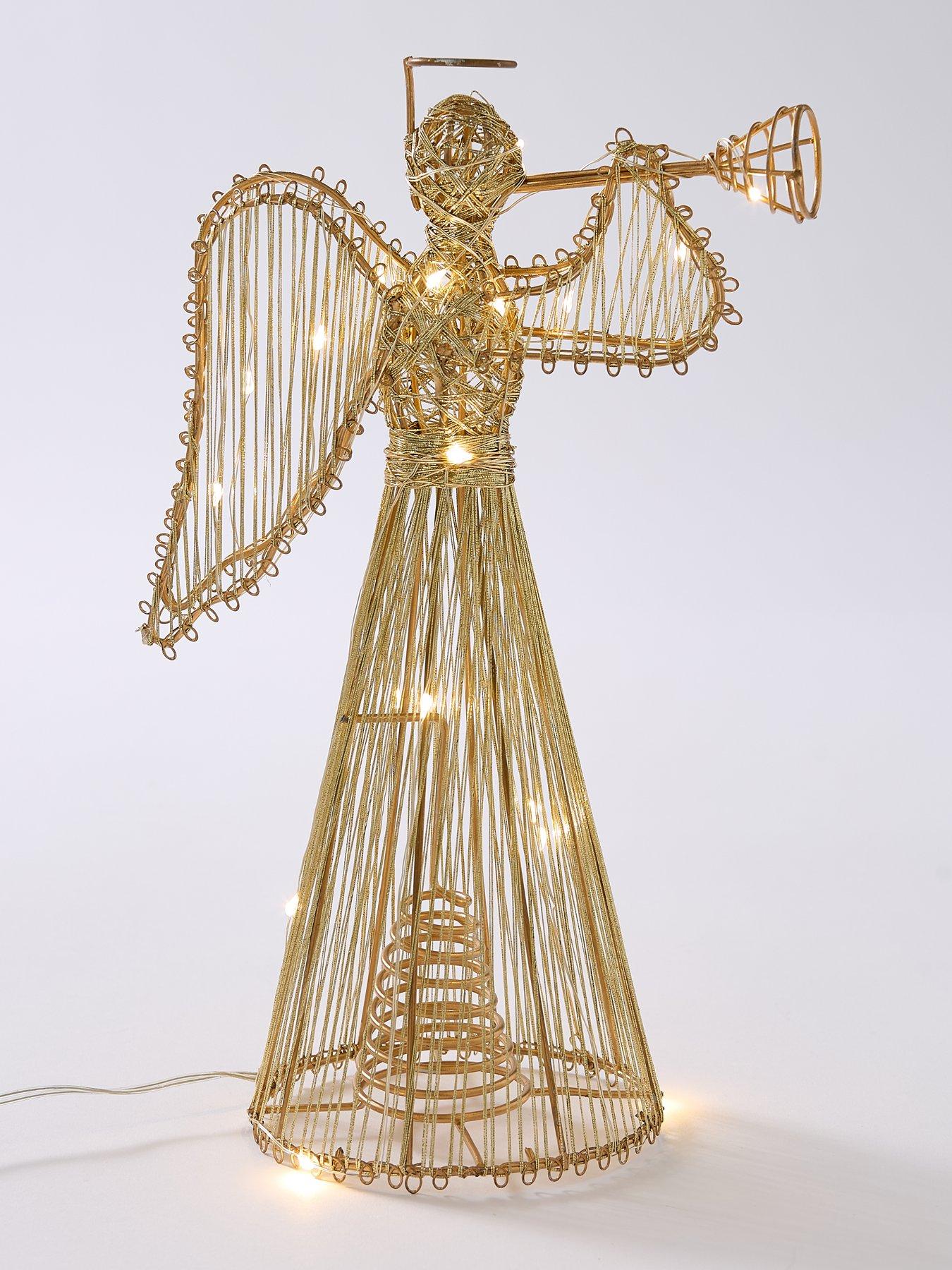 Image 3 of 4 of The Very Collection 30&nbsp;cm Pre Lit Angel Christmas Tree Topper