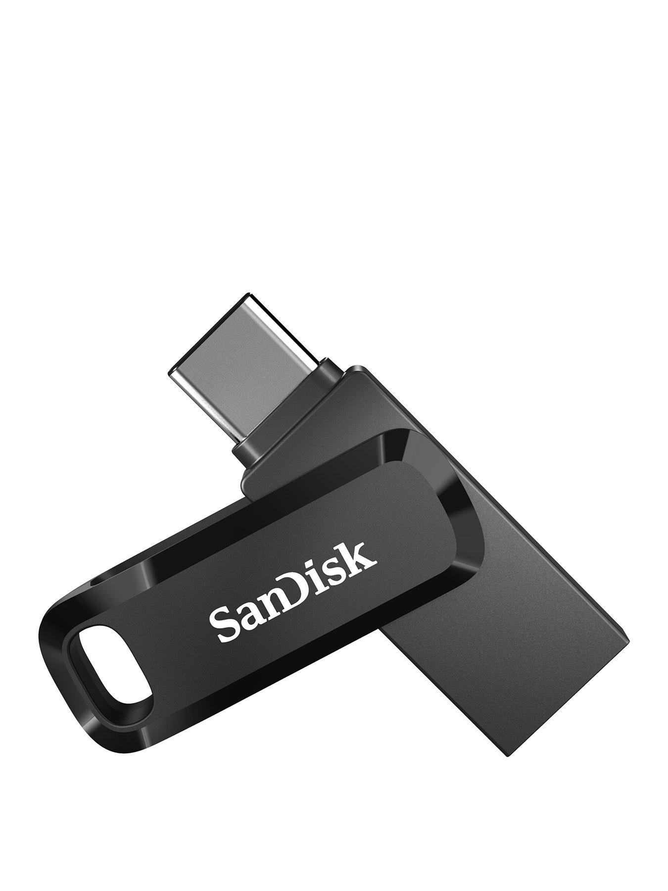 undefined 256GB Ultra Dual Drive Go USB Type-C Flash Drive with reversible USB Type-C and USB Type-A connectors, for smartphones, tablets, Macs and computers