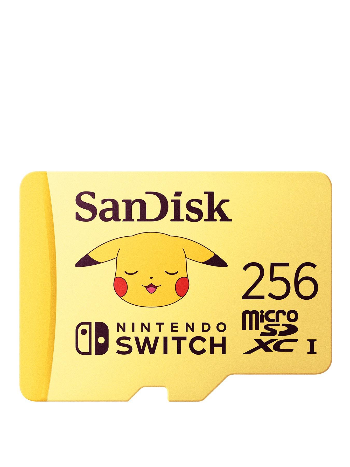 undefined Pokemon microSDXC card for Nintendo Switch 256GB, up to 100MB/s Read, 60MB/s Write, U3, C10, A1, UHS-1