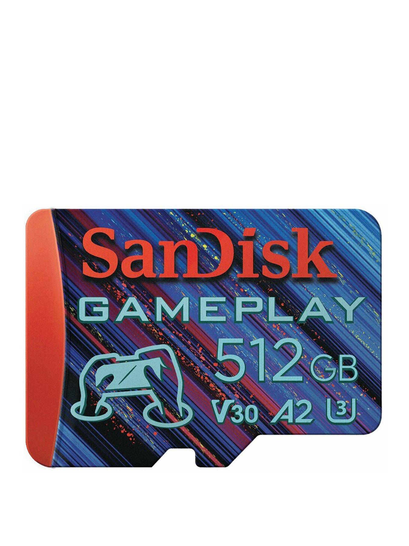 undefined 512GB GamePlay microSDXC card for Mobile/Handheld Gaming with read speeds up to 190 MB/s