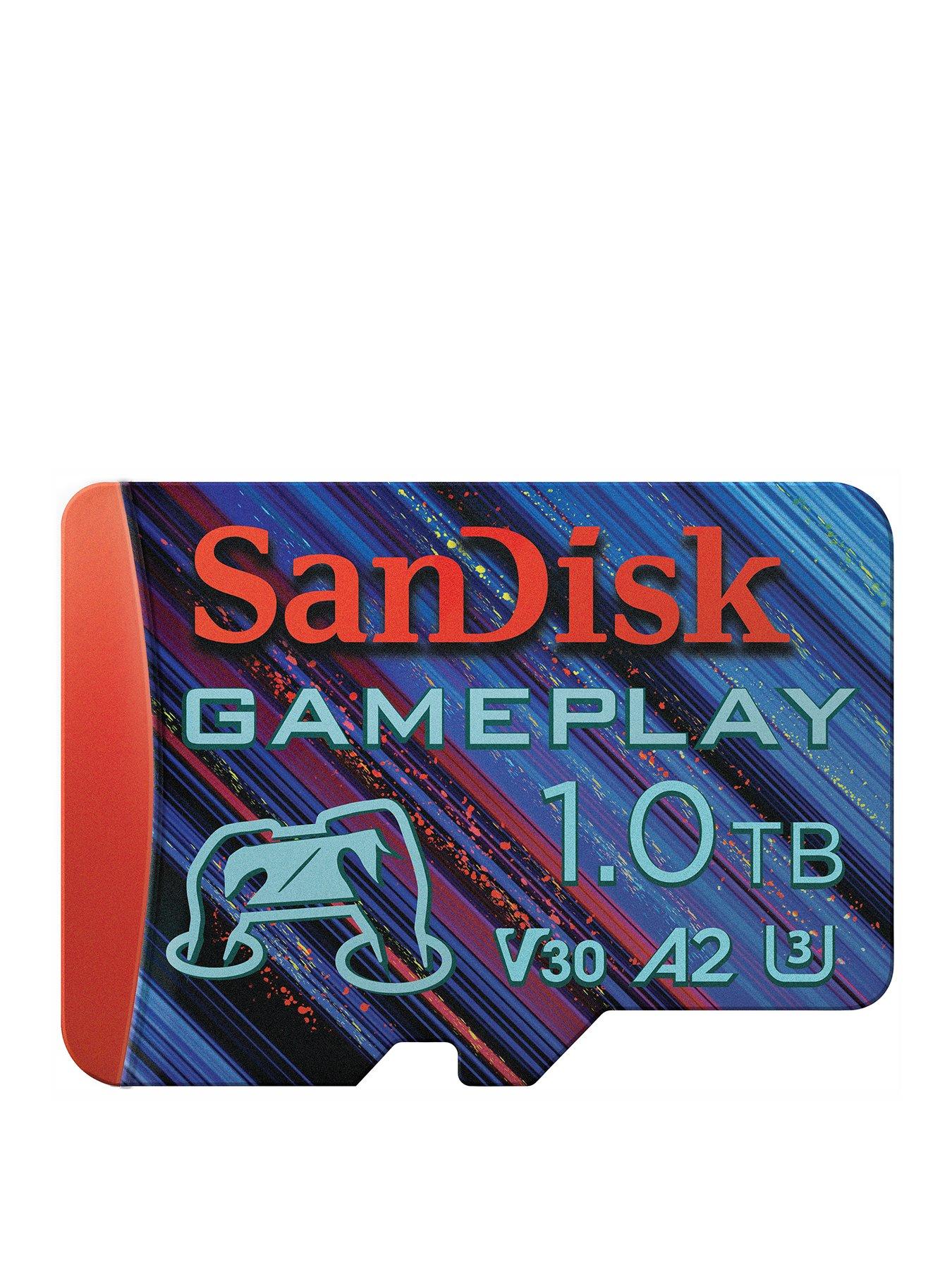 Image 1 of 1 of SanDisk 1TB GamePlay microSDXC card for Mobile/Handheld Gaming with read speeds up to 190 MB/s
