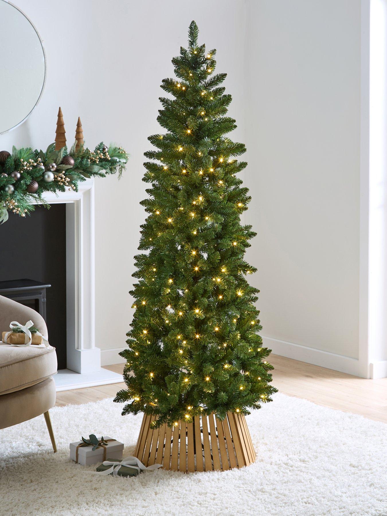 undefined Pre Lit 6' Pencil Christmas Tree