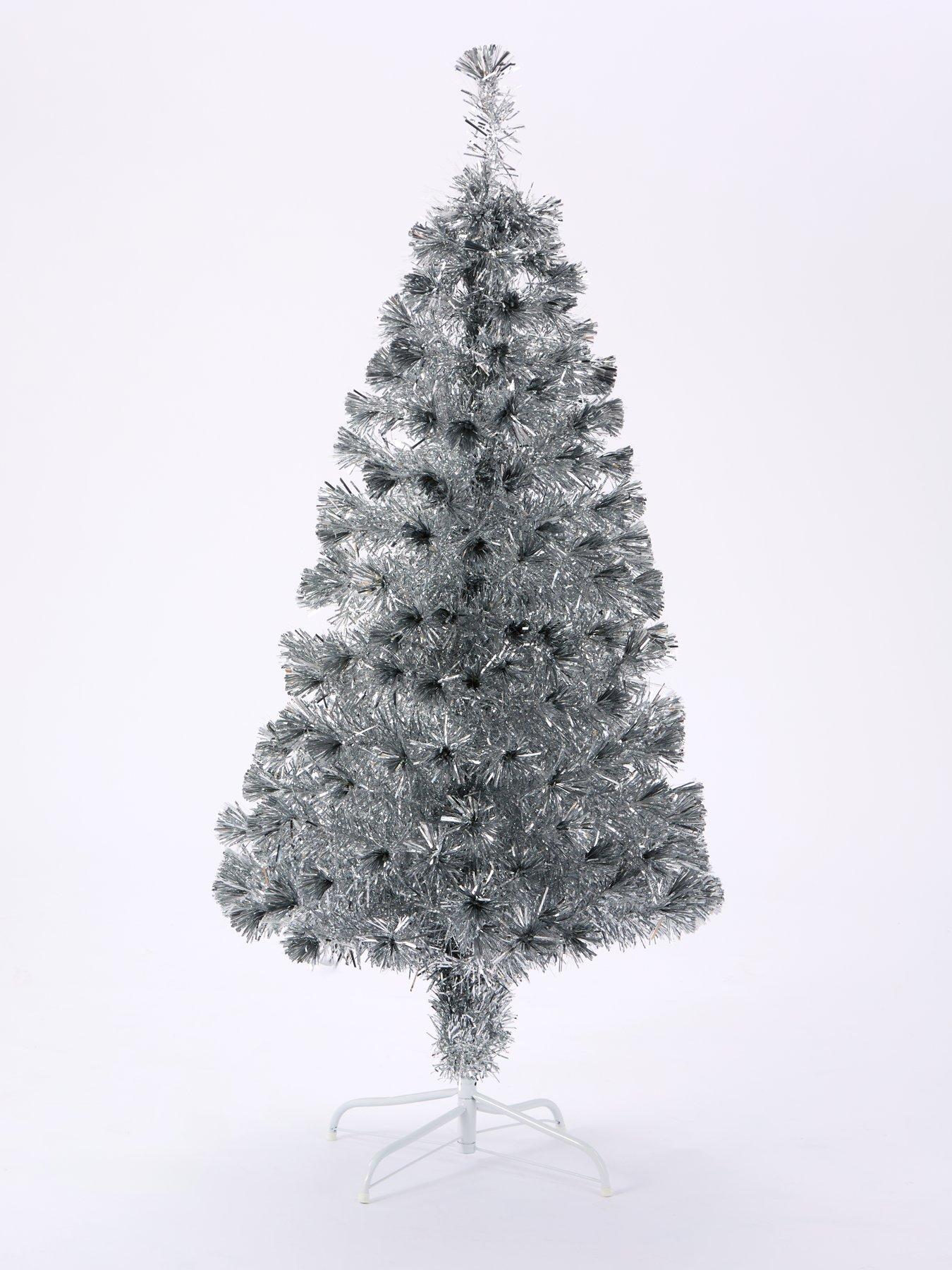Image 3 of 4 of The Very Collection 5ft Silver Fibre Optic Christmas Tree