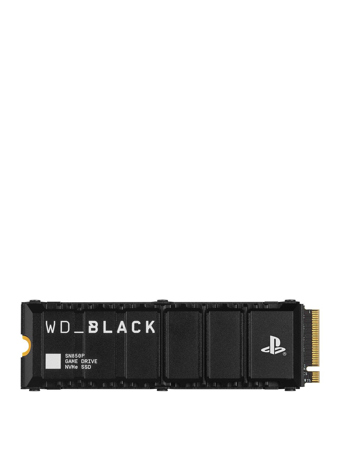 Image 2 of 3 of Western Digital WD_BLACK SN850P 4TB PCIe Gen4 NVMe SSD with Heatsink - PlayStation Licensed