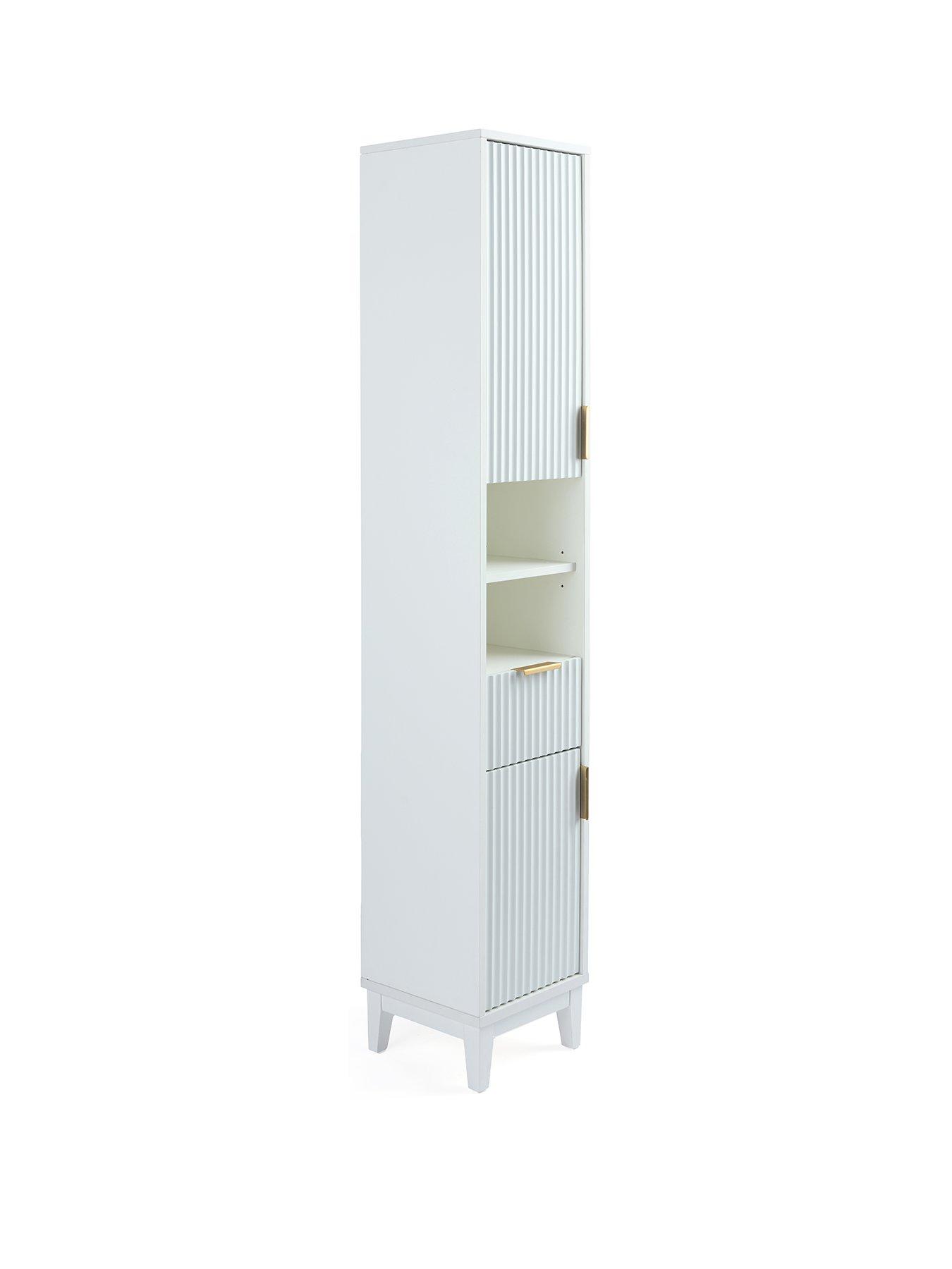Image 3 of 7 of The Very Collection Cora Fluted Tall Cabinet - FSC&reg; Certified