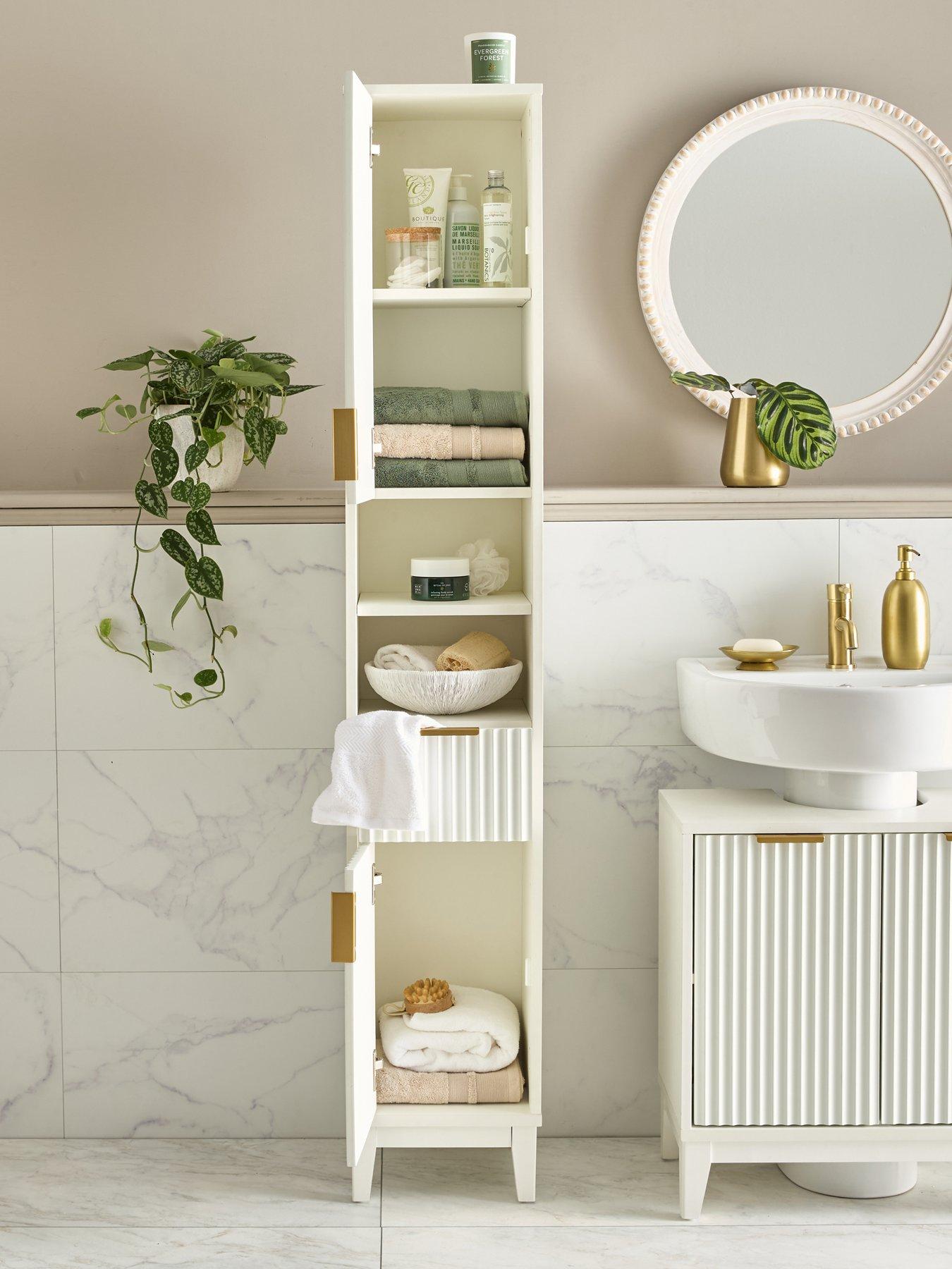 Image 7 of 7 of The Very Collection Cora Fluted Tall Cabinet - FSC&reg; Certified