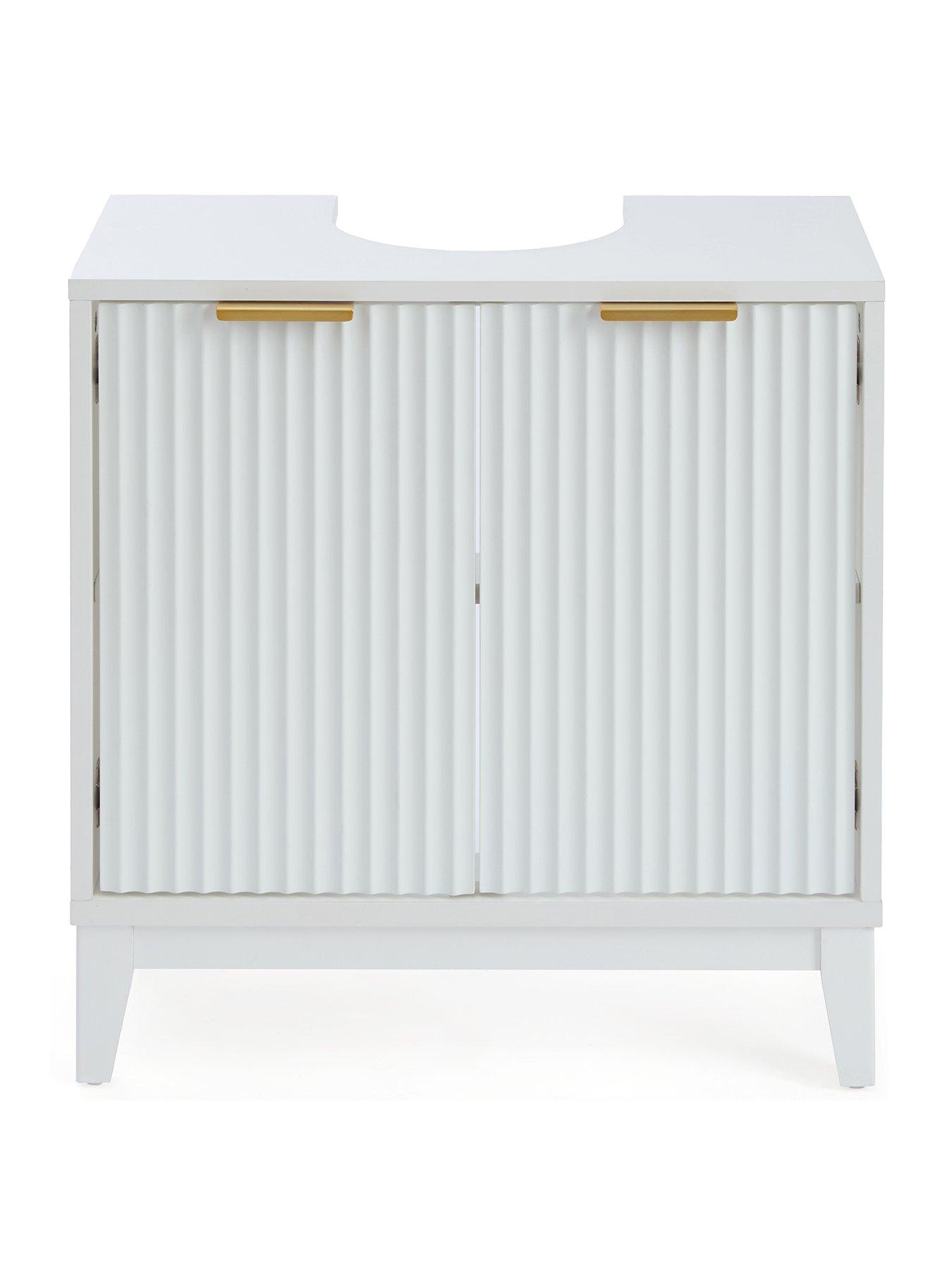 Image 2 of 7 of The Very Collection Cora Fluted Under Sink Cabinet - FSC&reg; Certified