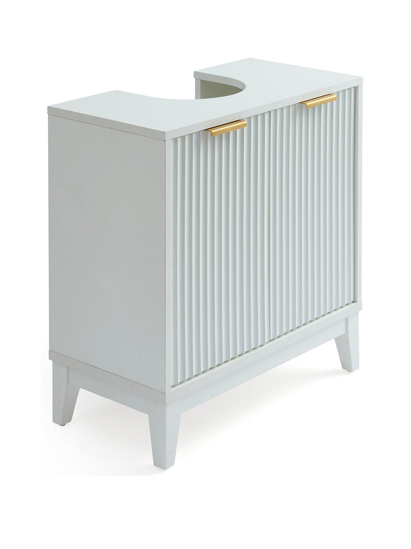 Image 3 of 7 of The Very Collection Cora Fluted Under Sink Cabinet - FSC&reg; Certified