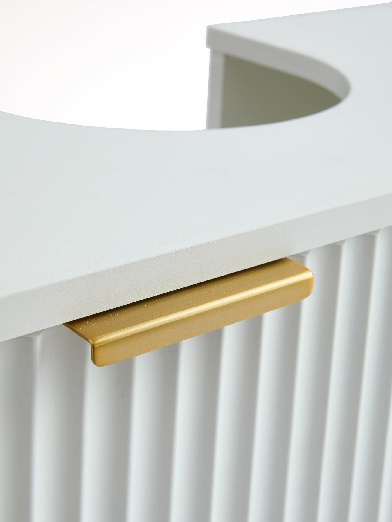 Image 5 of 7 of The Very Collection Cora Fluted Under Sink Cabinet - FSC&reg; Certified