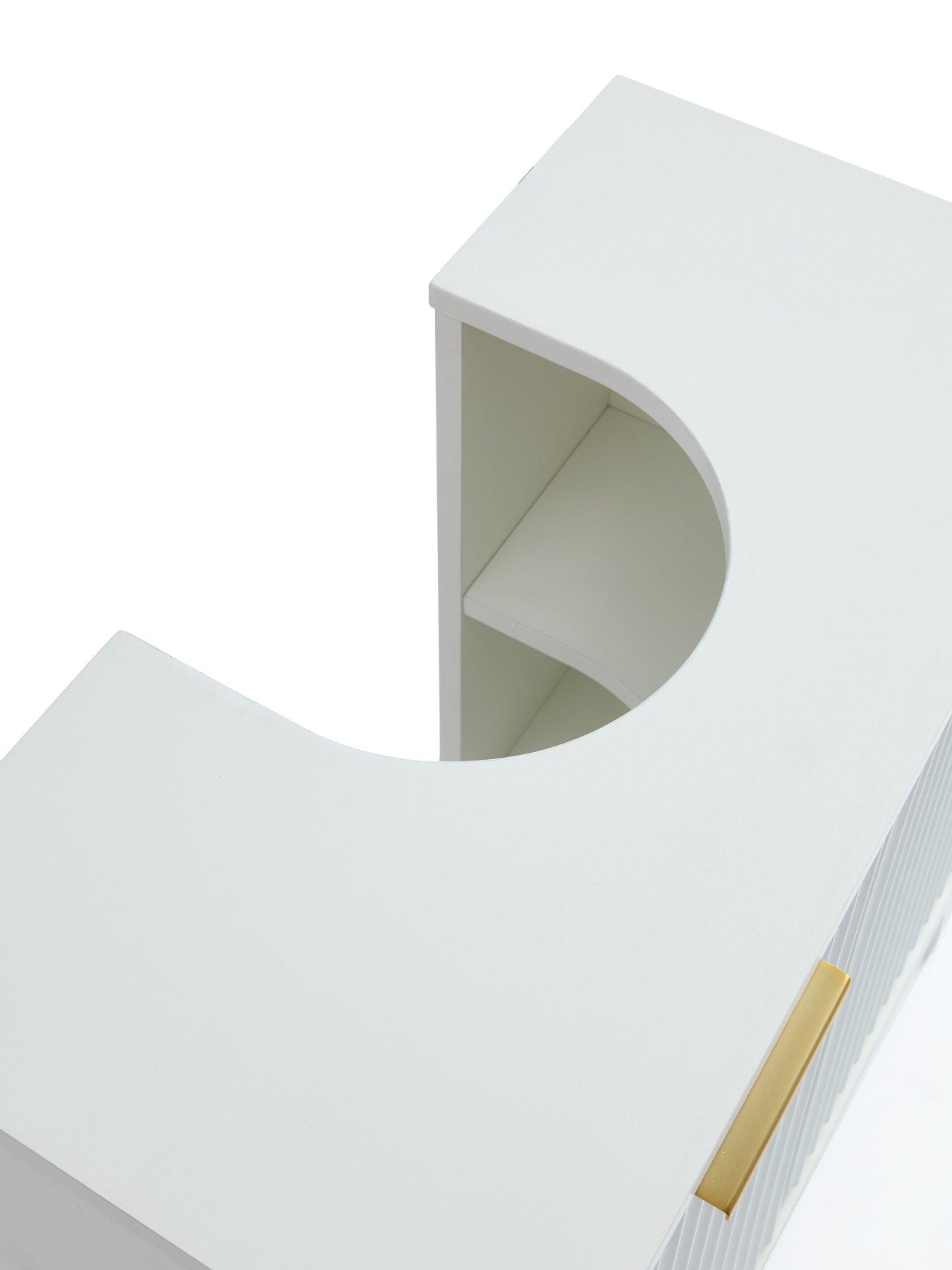 Image 6 of 7 of The Very Collection Cora Fluted Under Sink Cabinet - FSC&reg; Certified
