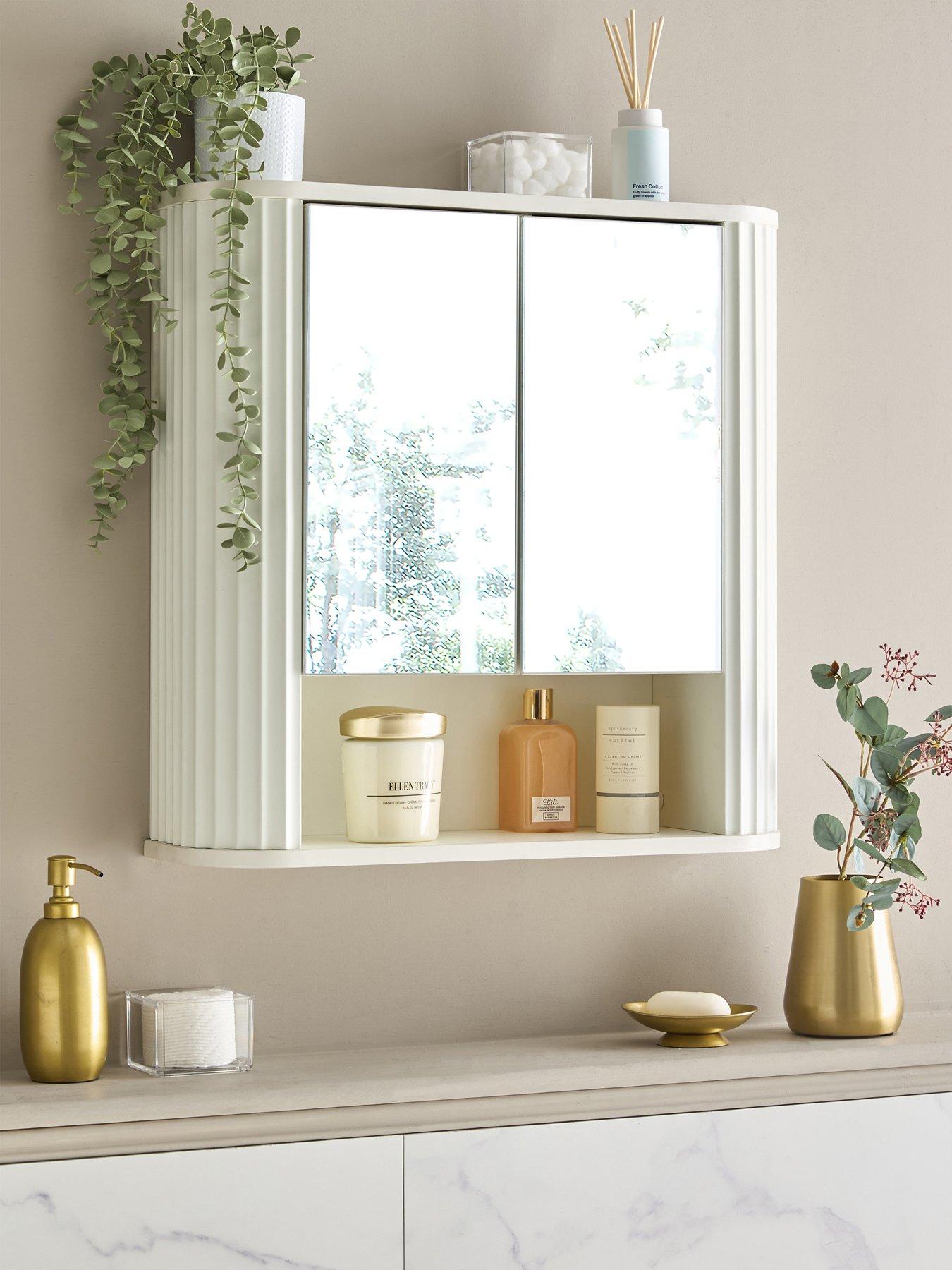 undefined Cora 2 Door Mirror Wall Cabinet - FSC® Certified