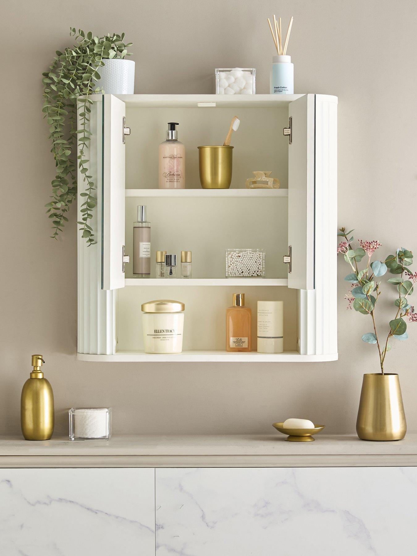 Image 6 of 6 of The Very Collection Cora 2 Door Mirror Wall Cabinet - FSC&reg; Certified