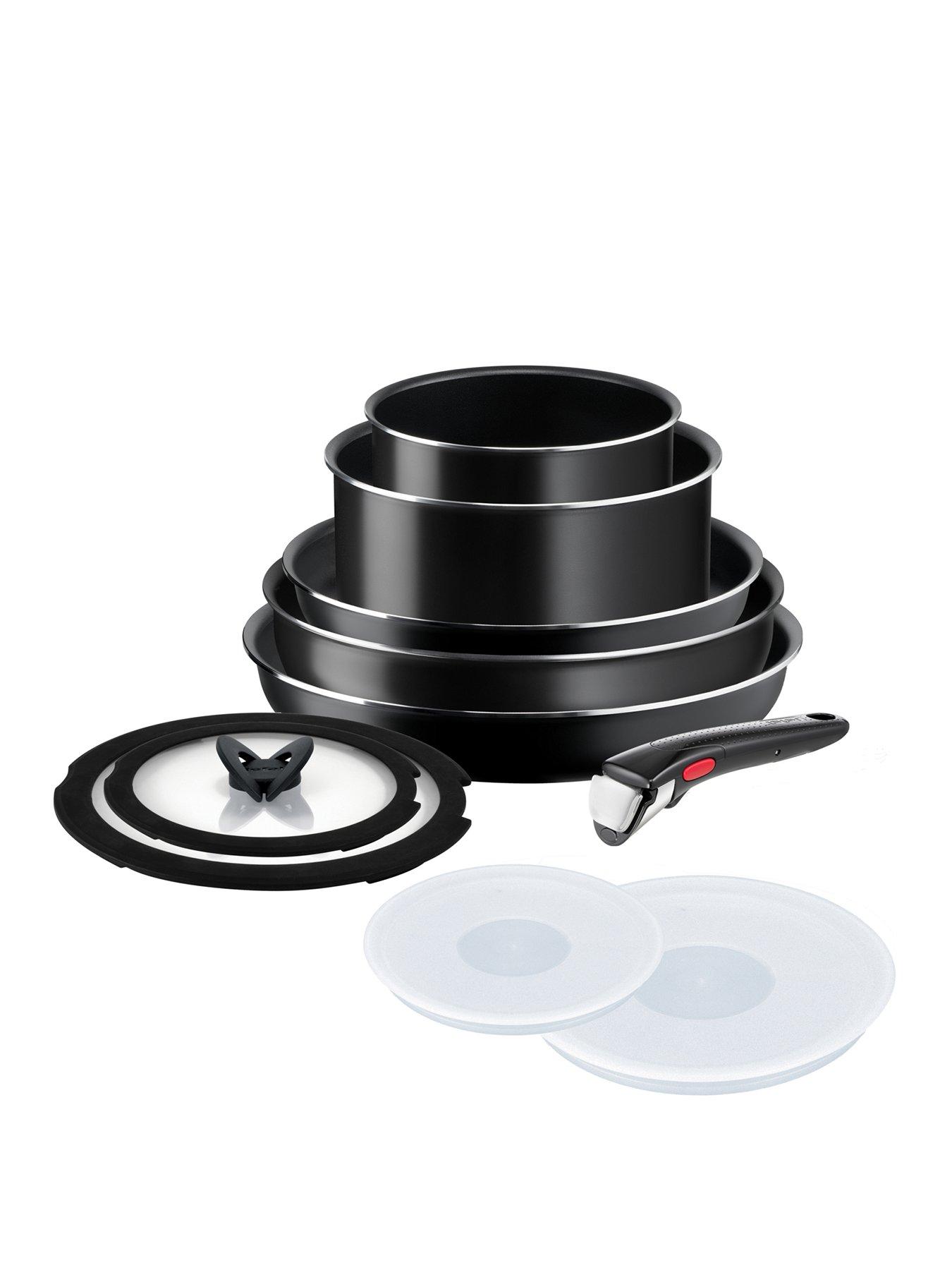 Tefal Ingenio Easy+ 10pc Non-Stick Stackable Pan Set