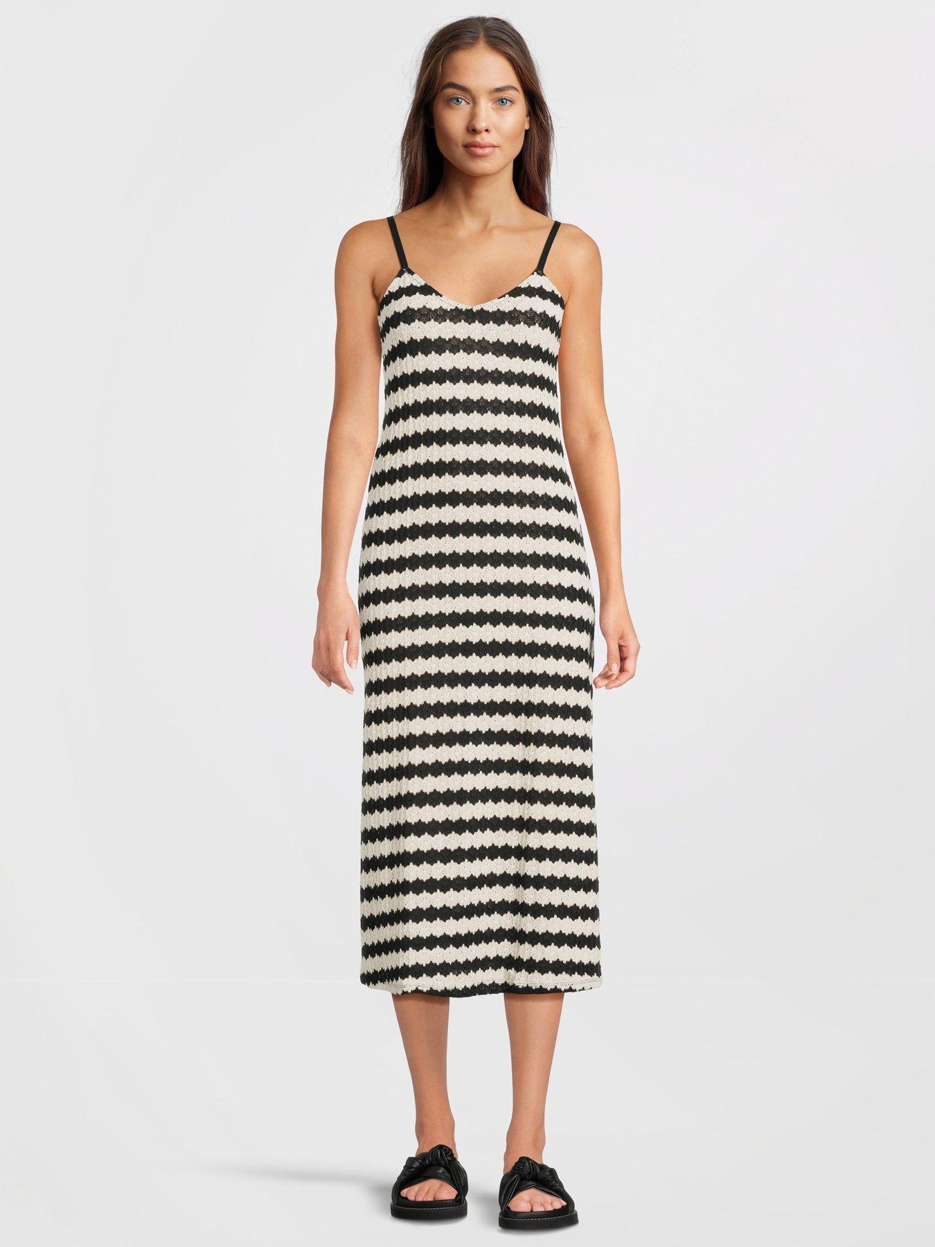 undefined Evara Stripe Dress - Multi